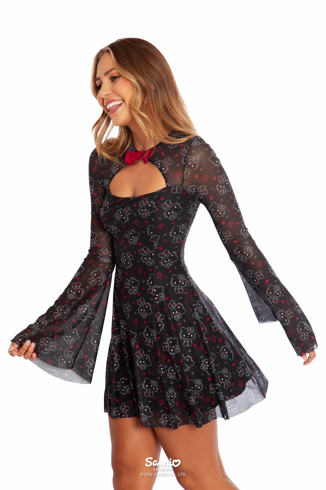 50 Years Of Hello Kitty Bow Shrug Dress - Image 6