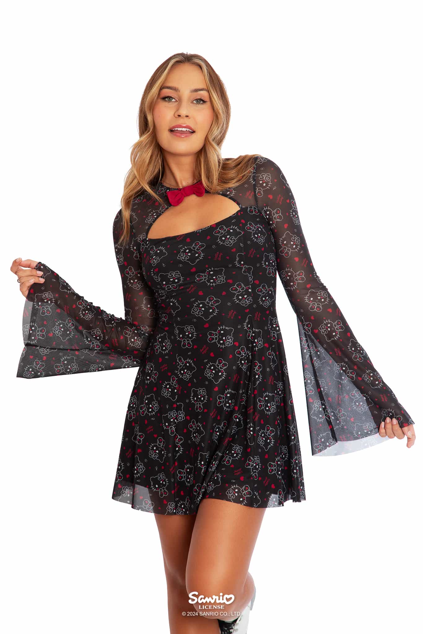 50 Years Of Hello Kitty Bow Shrug Dress - Image 7