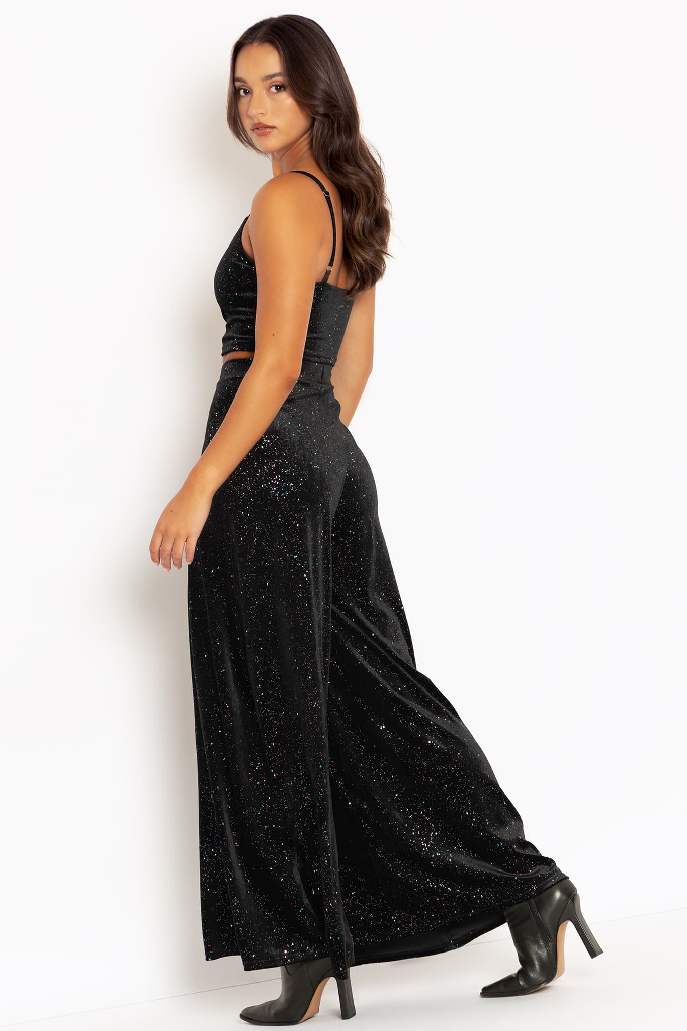 All That Glitters Velvet Palazzo Pants - Image 5