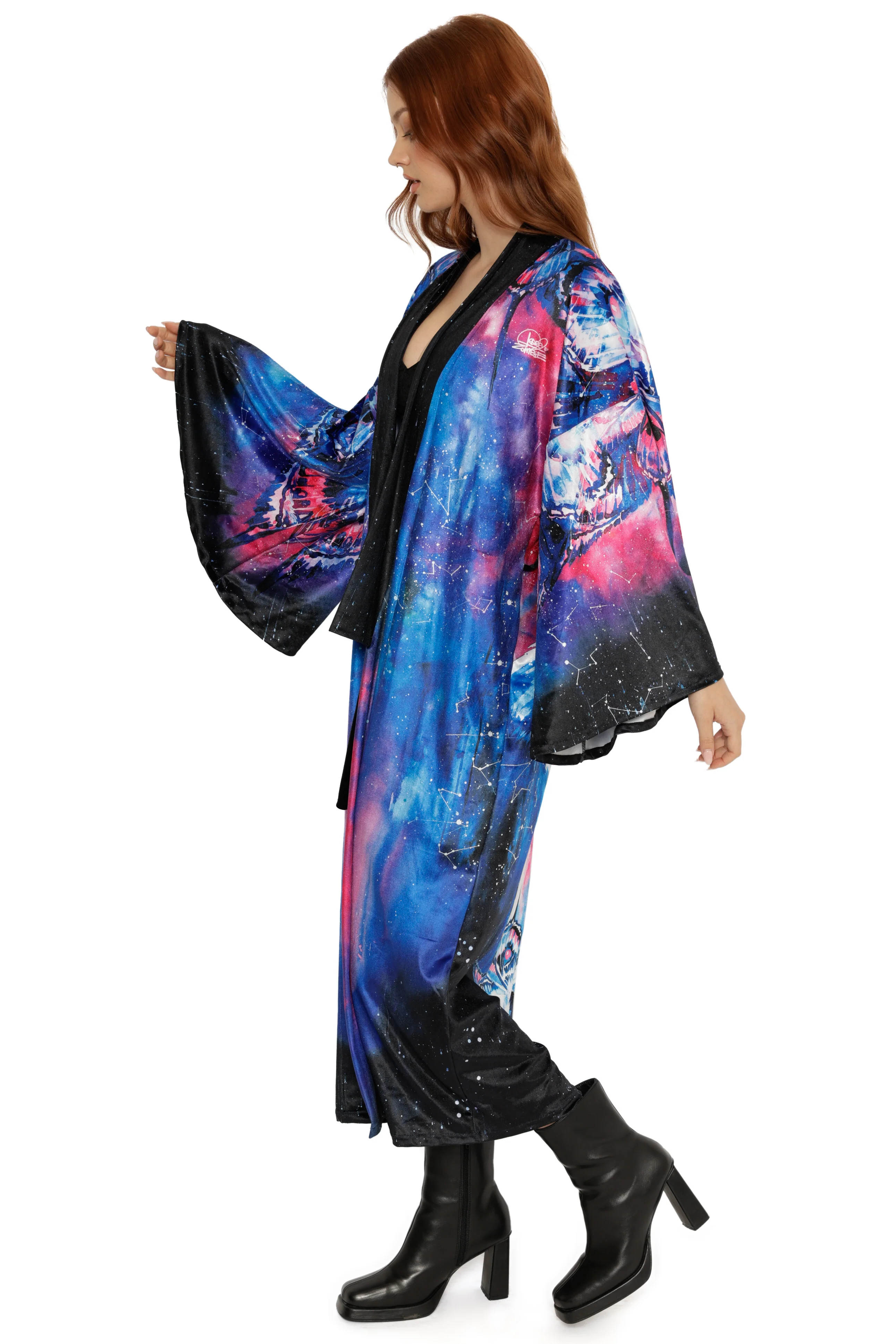 Alpha Aurora Swan Kimono - Image 4