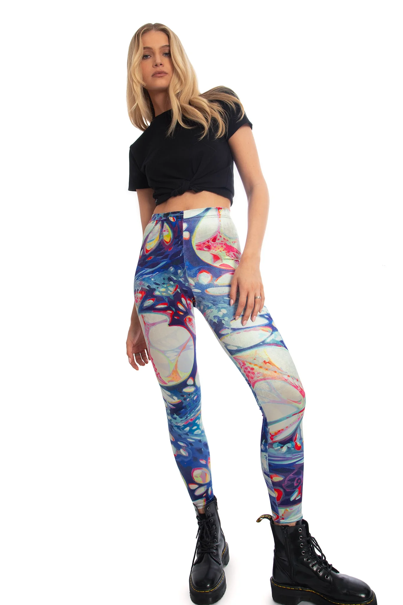 Anomaly Velvet High Waisted Leggings - Image 6