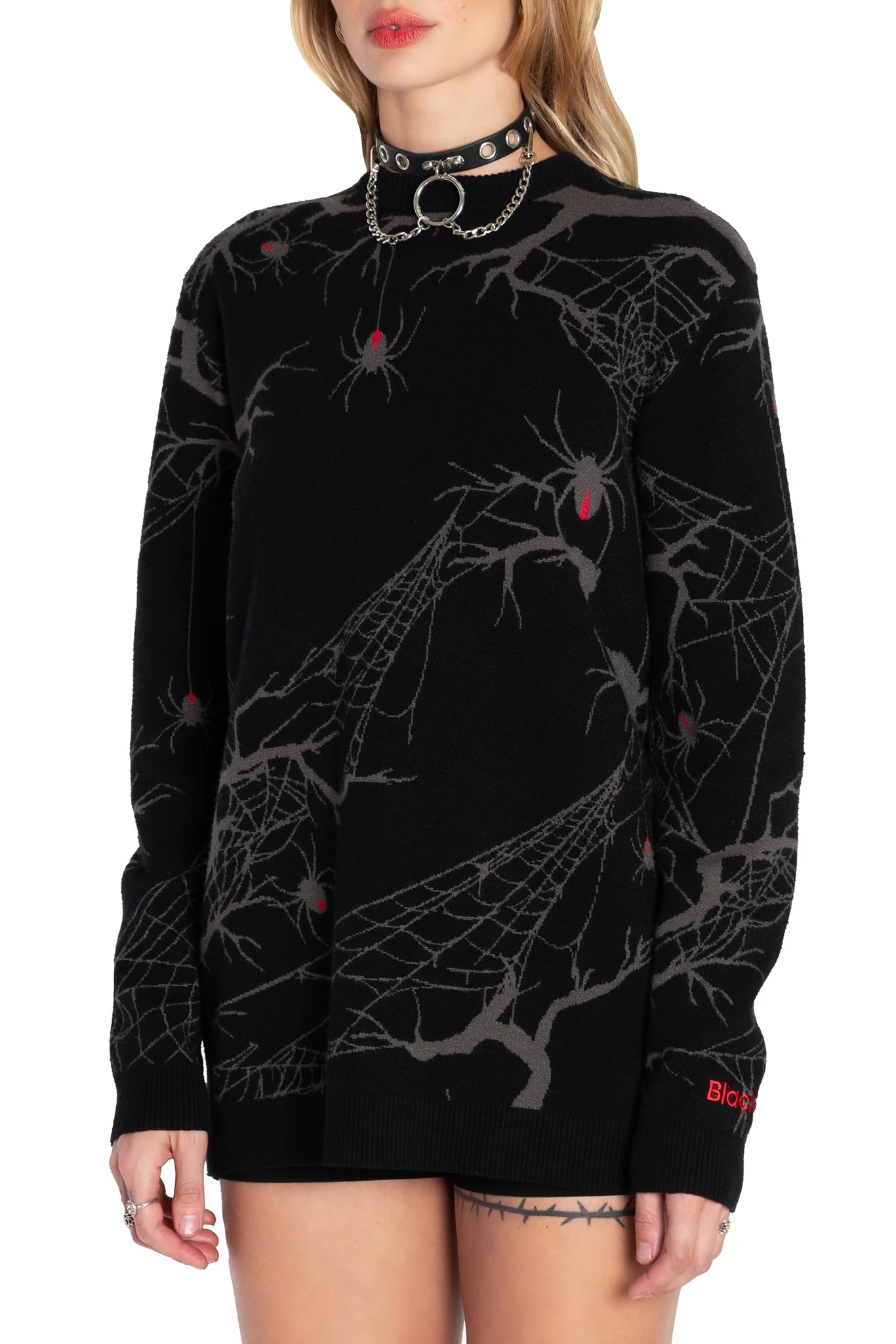 Arachnid Oversized Knit Sweater - Image 3