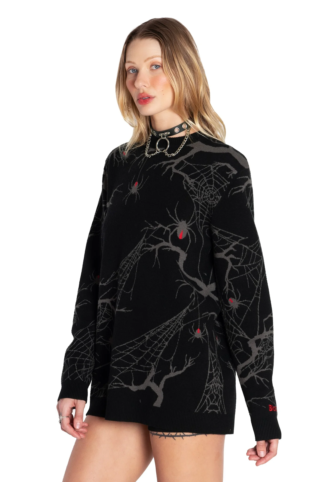 Arachnid Oversized Knit Sweater - Image 4