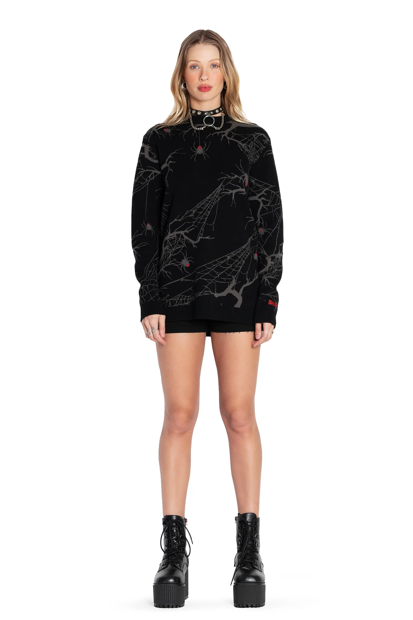 Arachnid Oversized Knit Sweater - Image 5