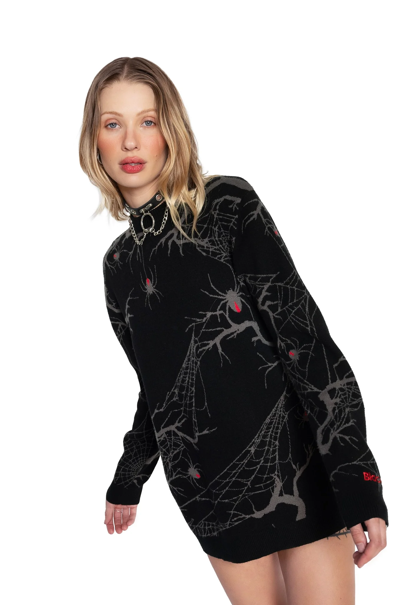 Arachnid Oversized Knit Sweater - Image 6