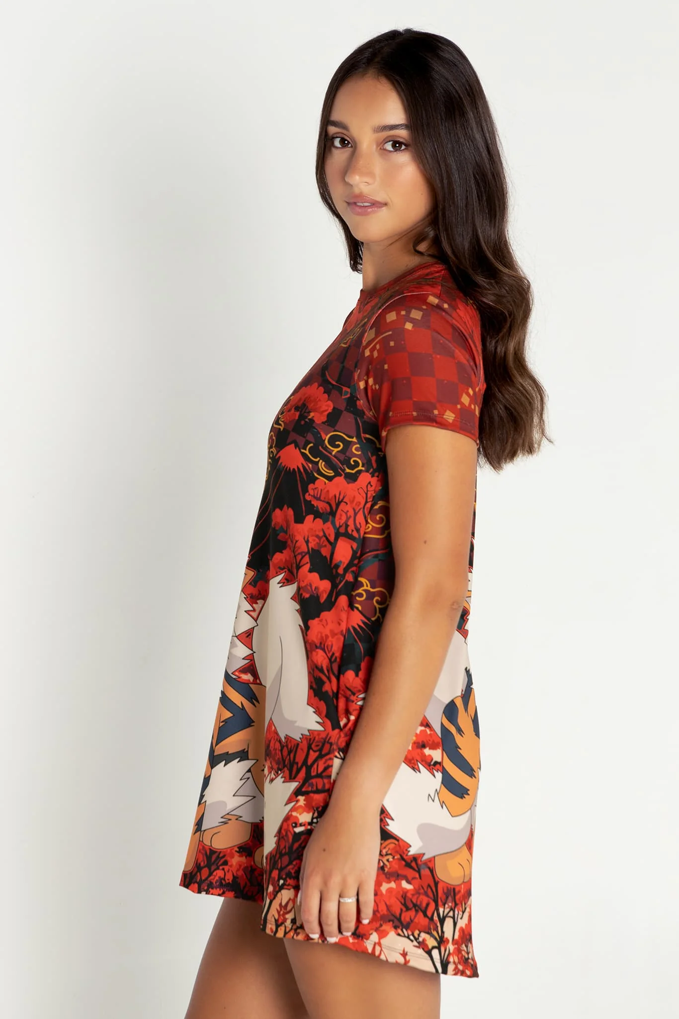 Arcanine And Growlithe Swing Tee Dress - Image 7
