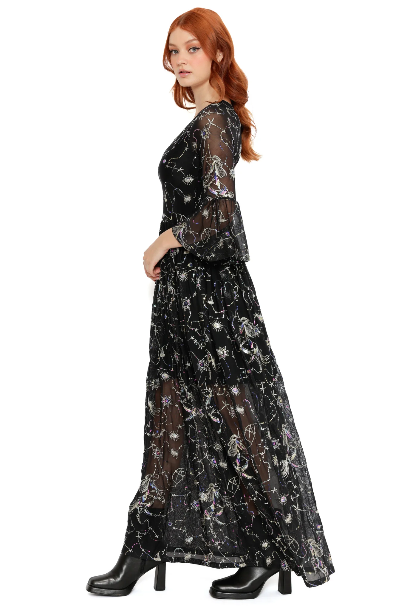 Astraea 3/4 Sleeve Maxi Dress - Image 6