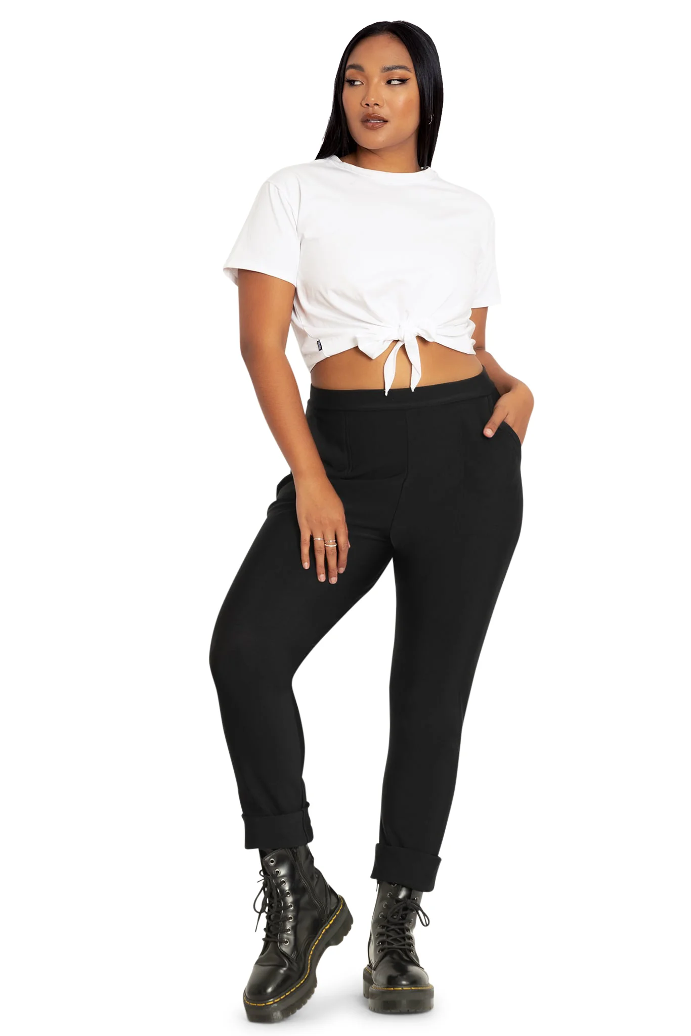 Back To Basics Cuffed Pants