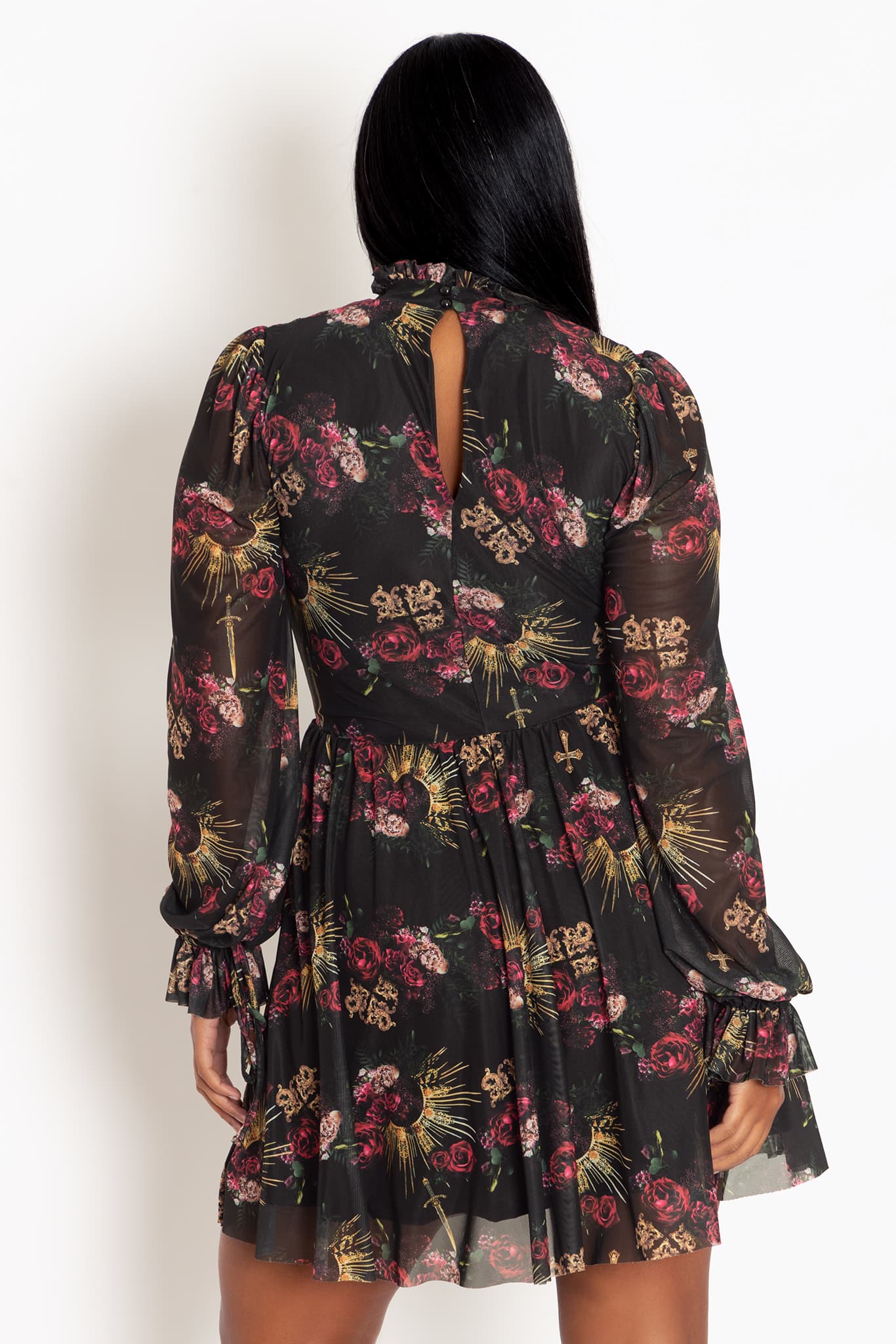 Baroque Fantasy Sheer Grace Dress - Image 2