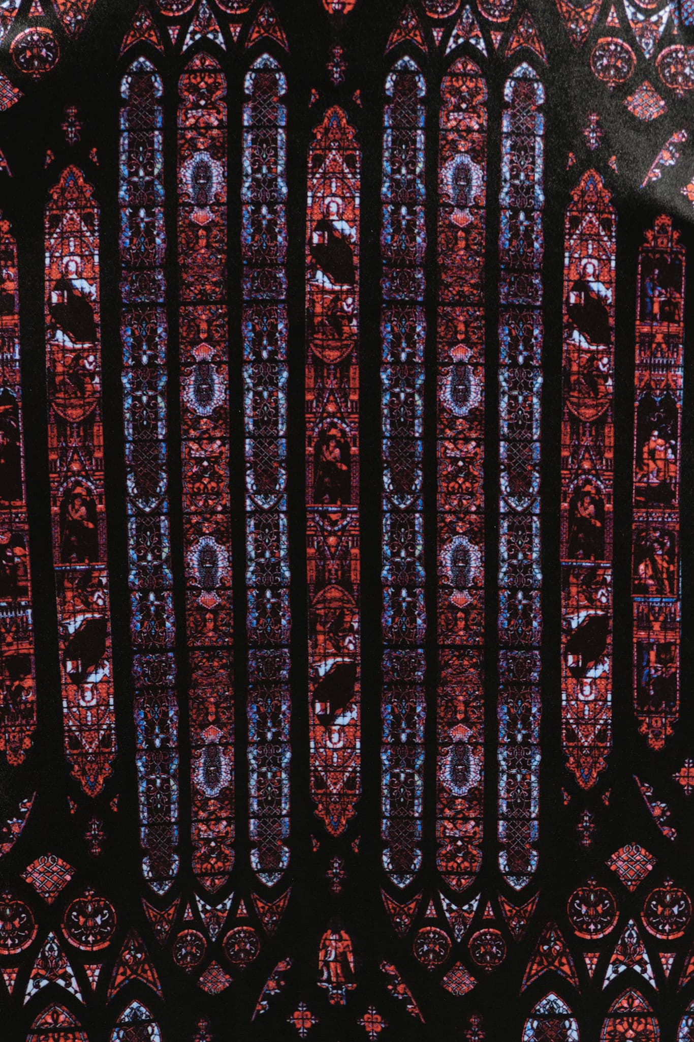 Basilica Of Saint-Denis Velvet Scoop Longline Strappy Dress - Image 5