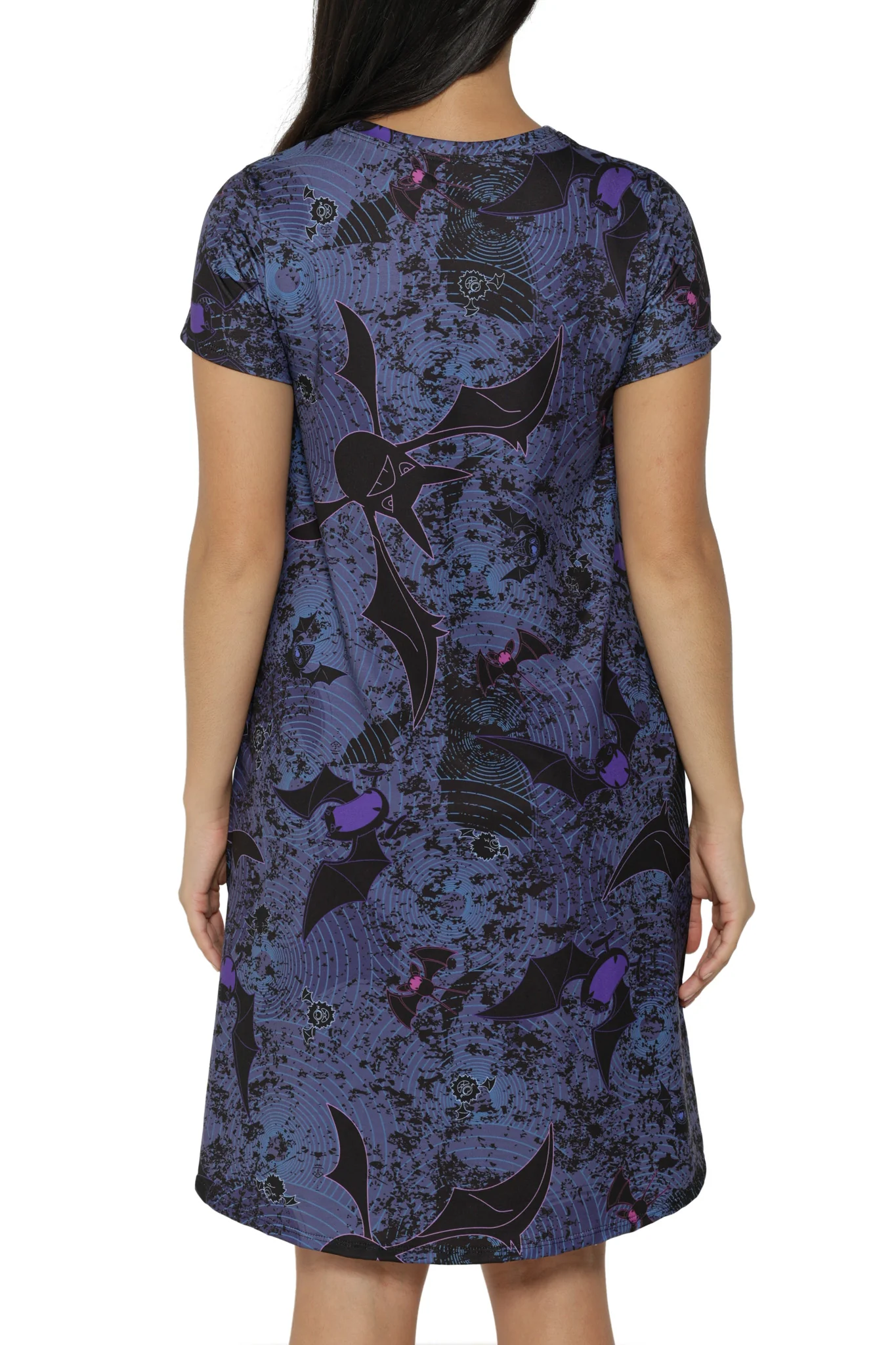 Bat Evolution Longline Swing Tee Dress - Image 5