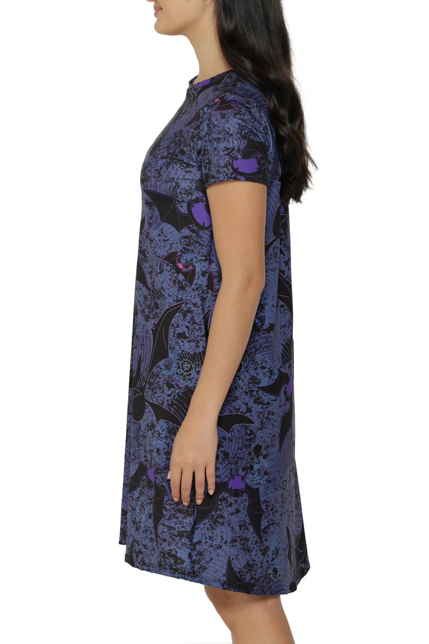 Bat Evolution Longline Swing Tee Dress - Image 6