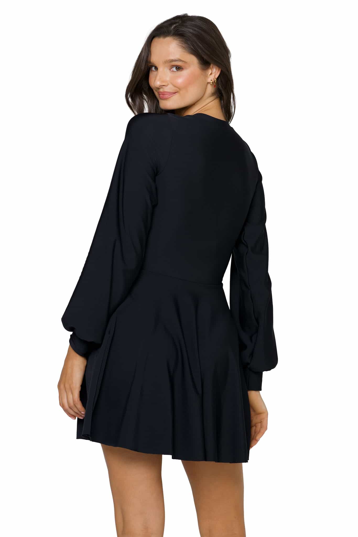 Black Bishop Skater Dress - Image 2