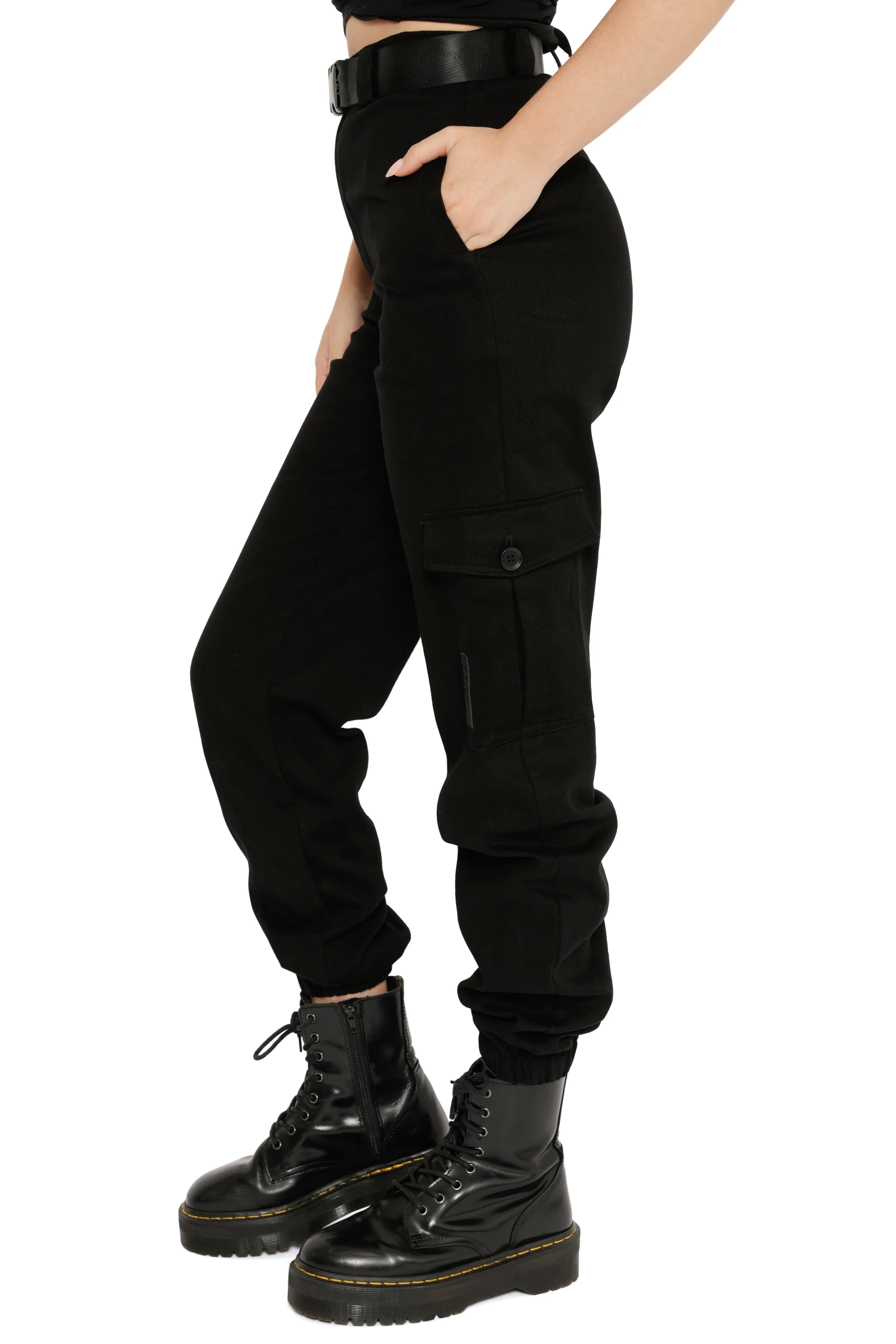 Black Cargo Pants 2.0 - Image 6