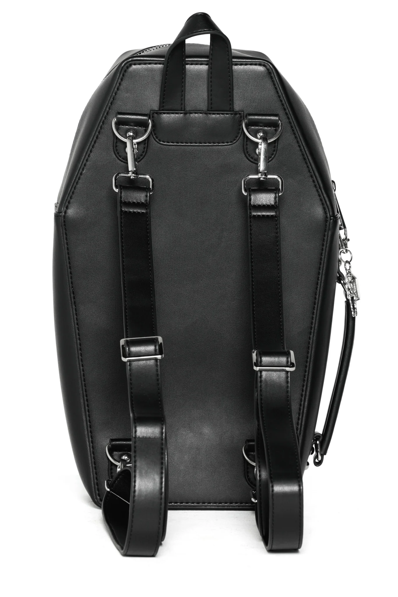 Black Embossed Coffin Backpack - Image 4
