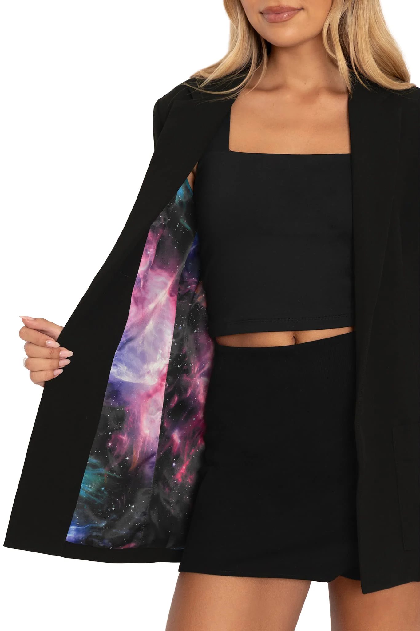 Black Galaxy Butterfly Blazer - Image 3