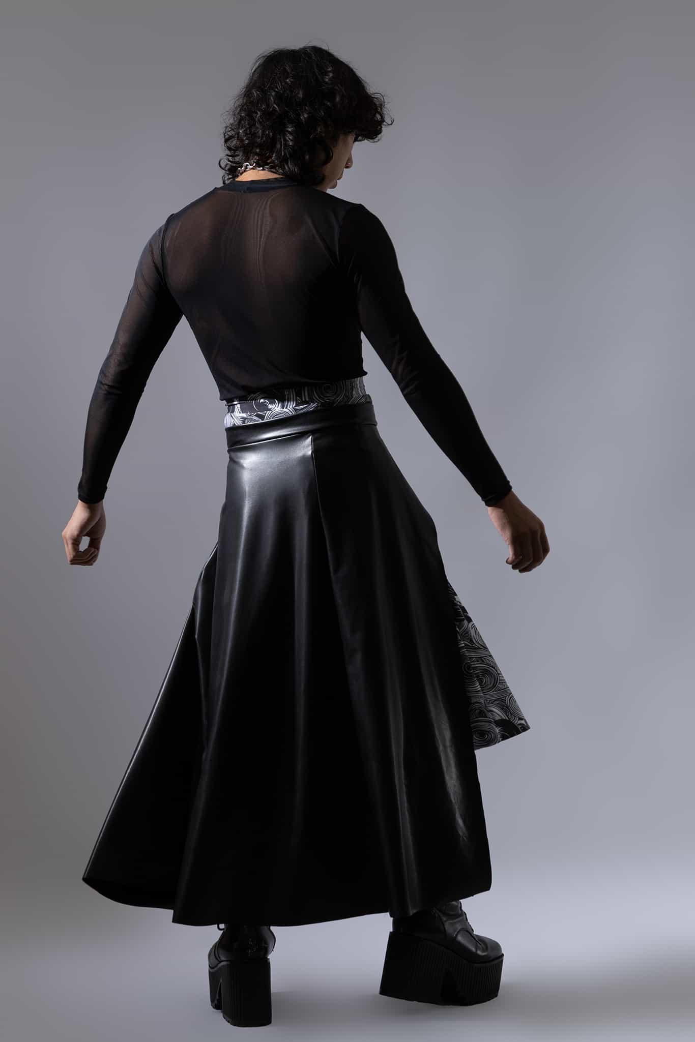 Black Layer Over Skirt - Image 10