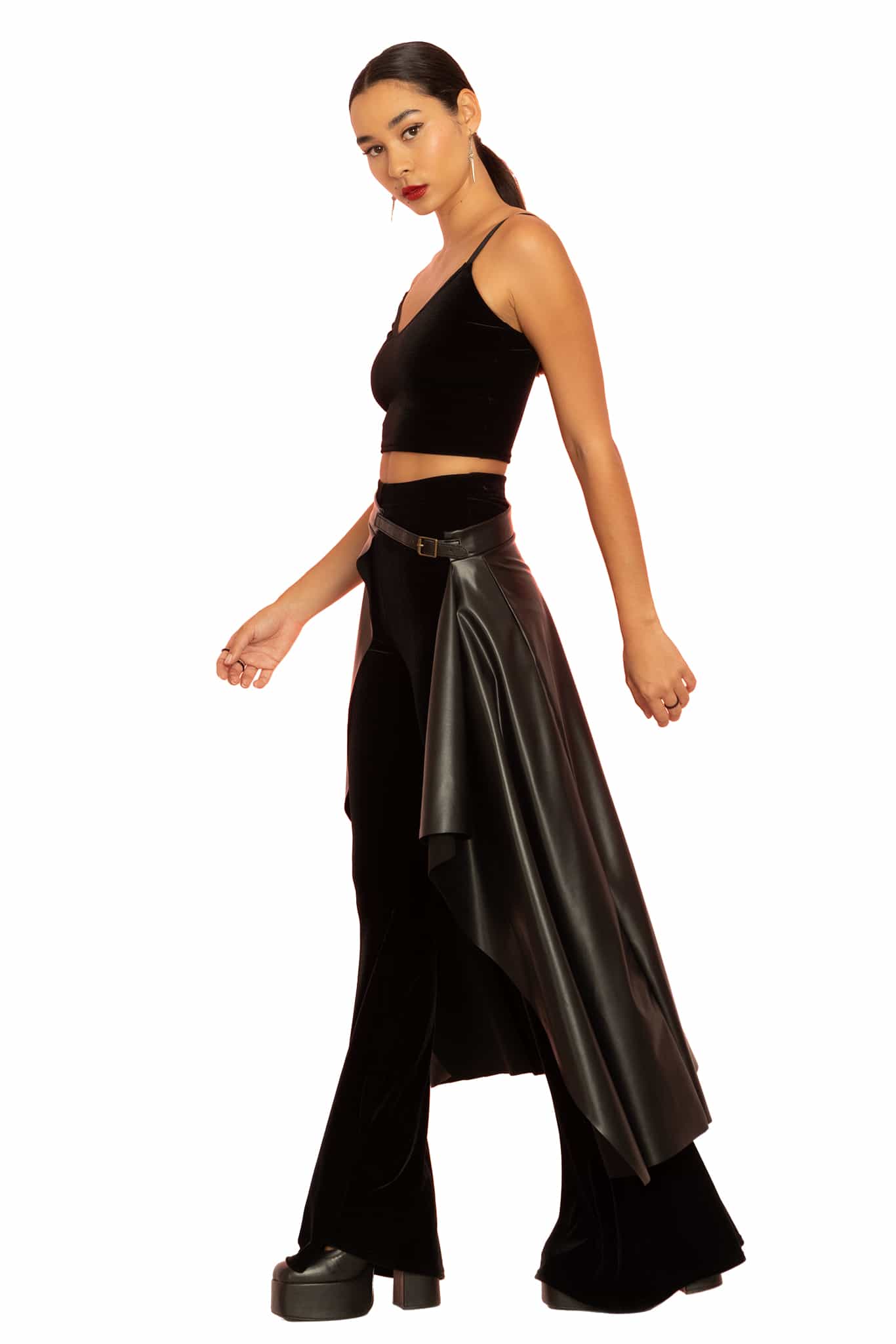 Black Layer Over Skirt - Image 6