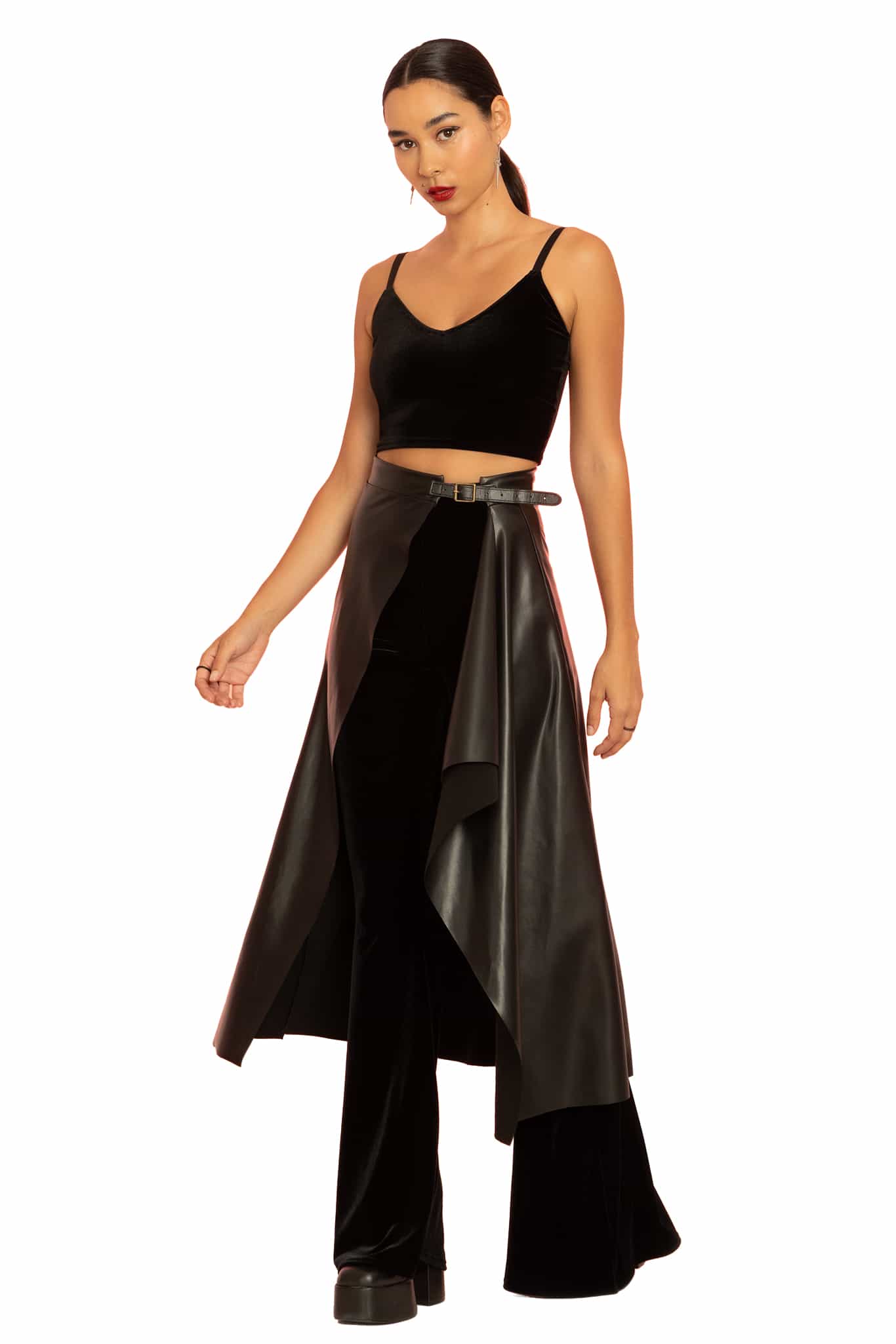 Black Layer Over Skirt - Image 8