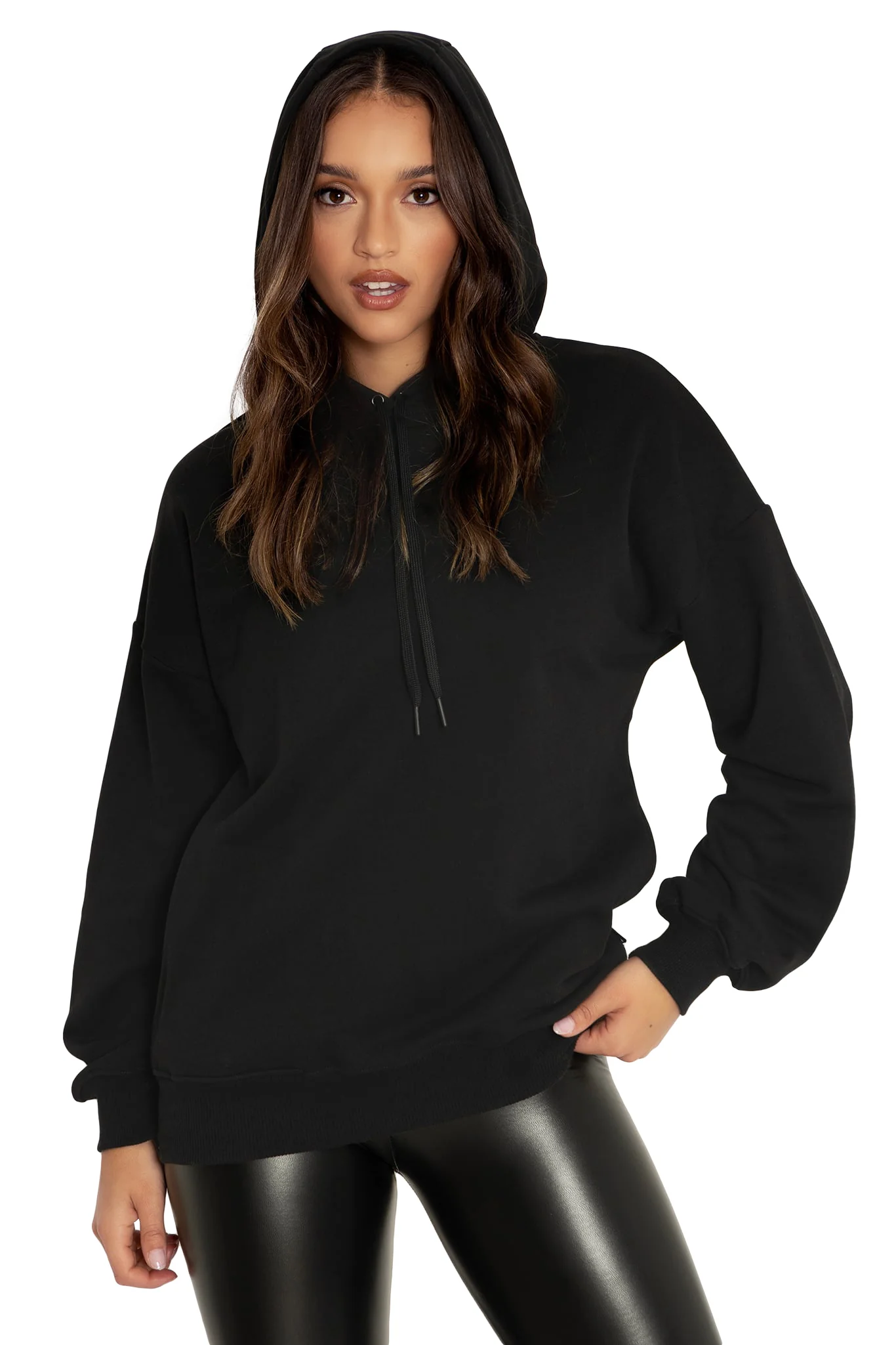 Black Pocket Hoodie