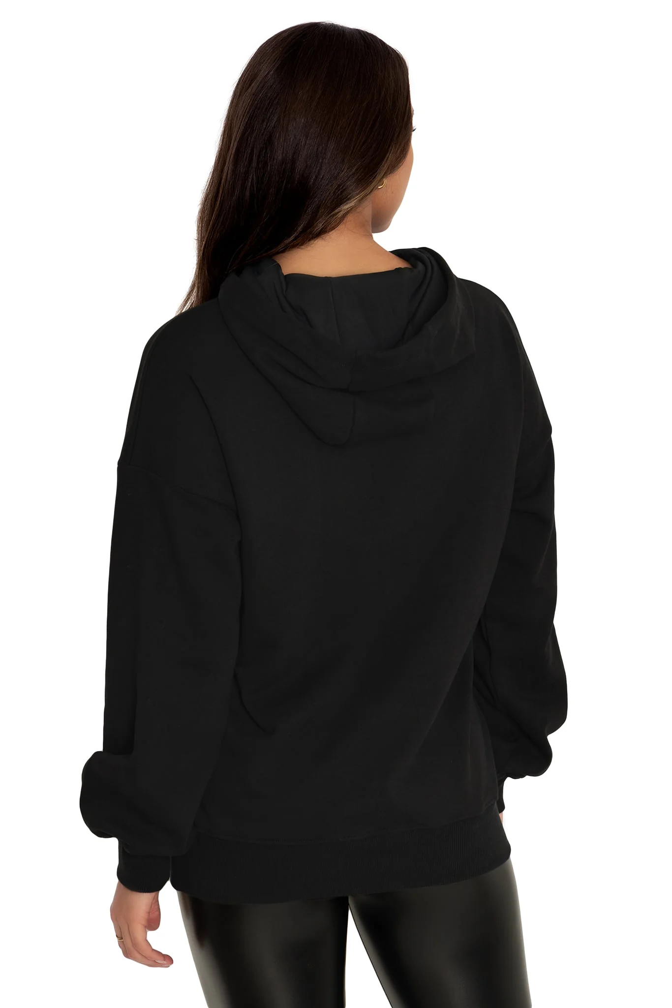 Black Pocket Hoodie - Image 2