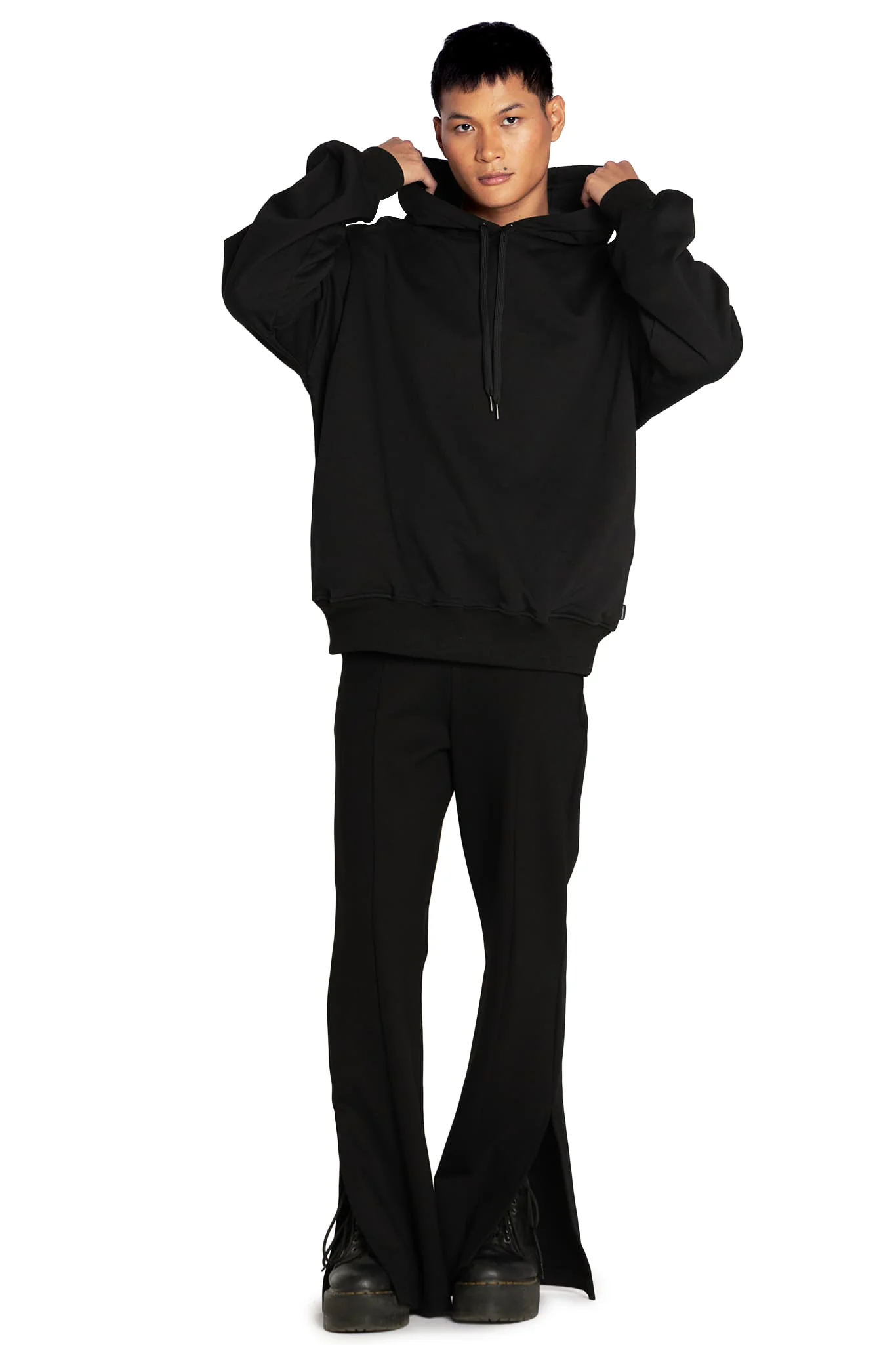 Black Pocket Hoodie - Image 4