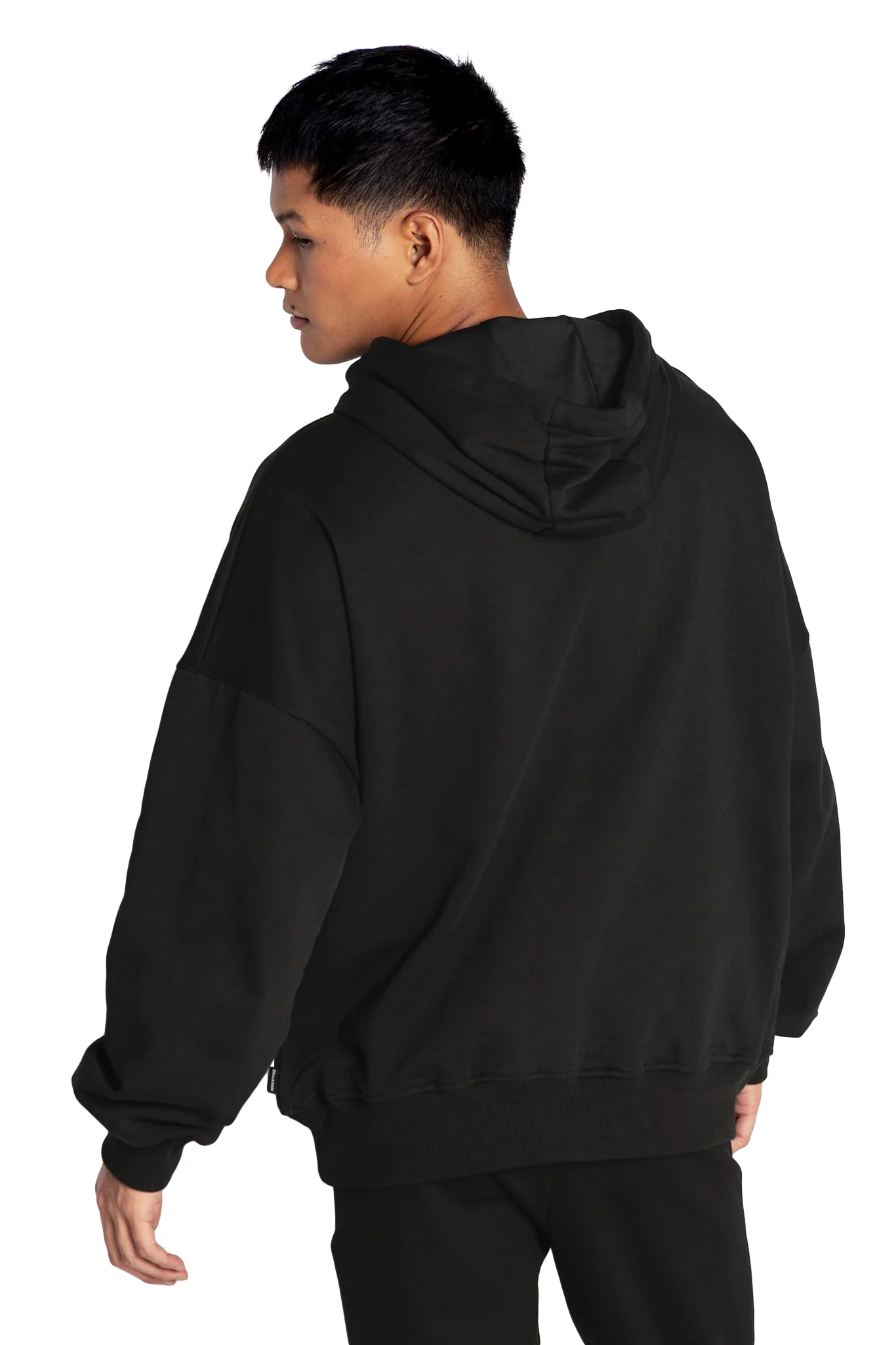 Black Pocket Hoodie - Image 6