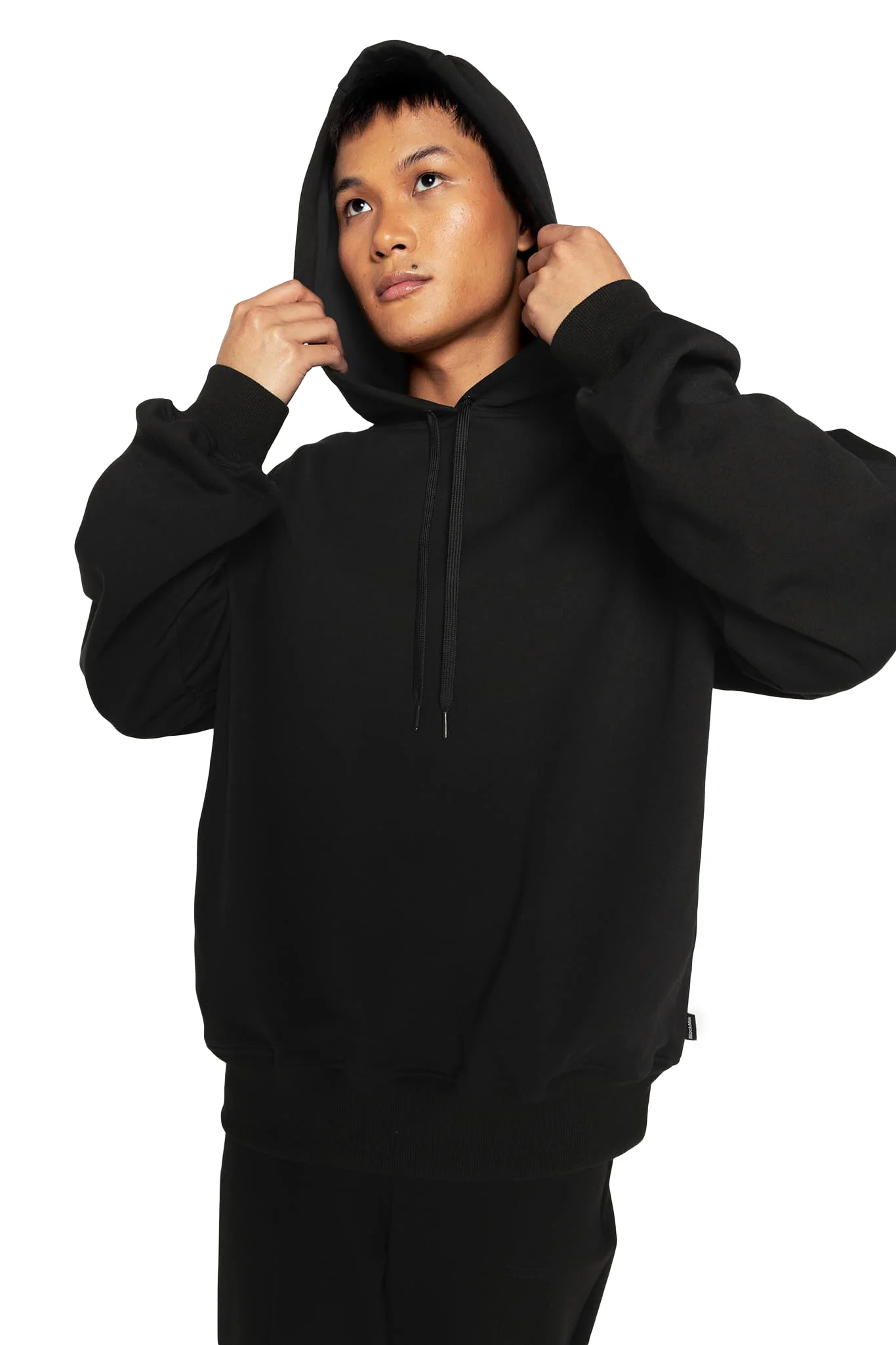 Black Pocket Hoodie - Image 8