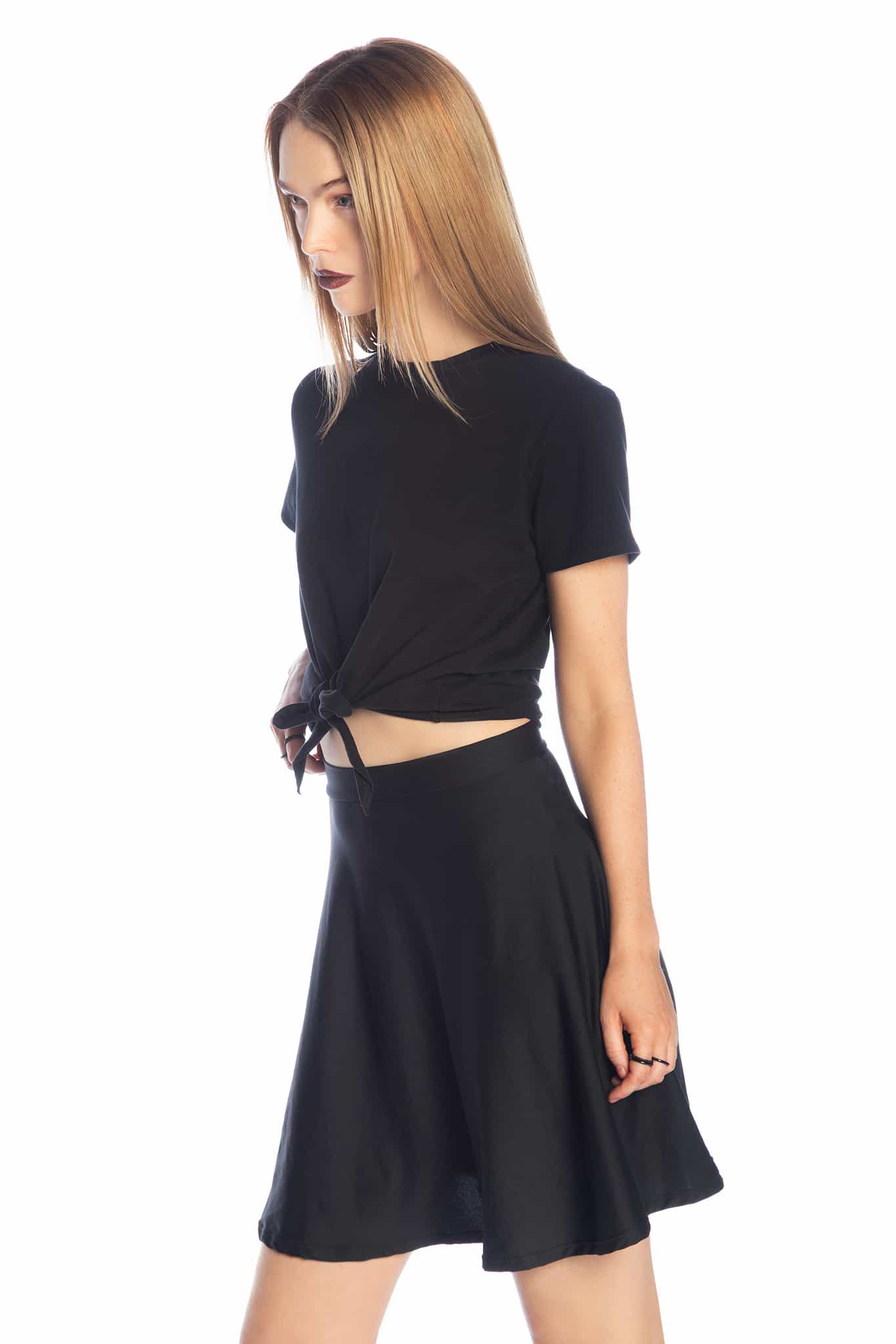 Black Slip Skirt - Image 5
