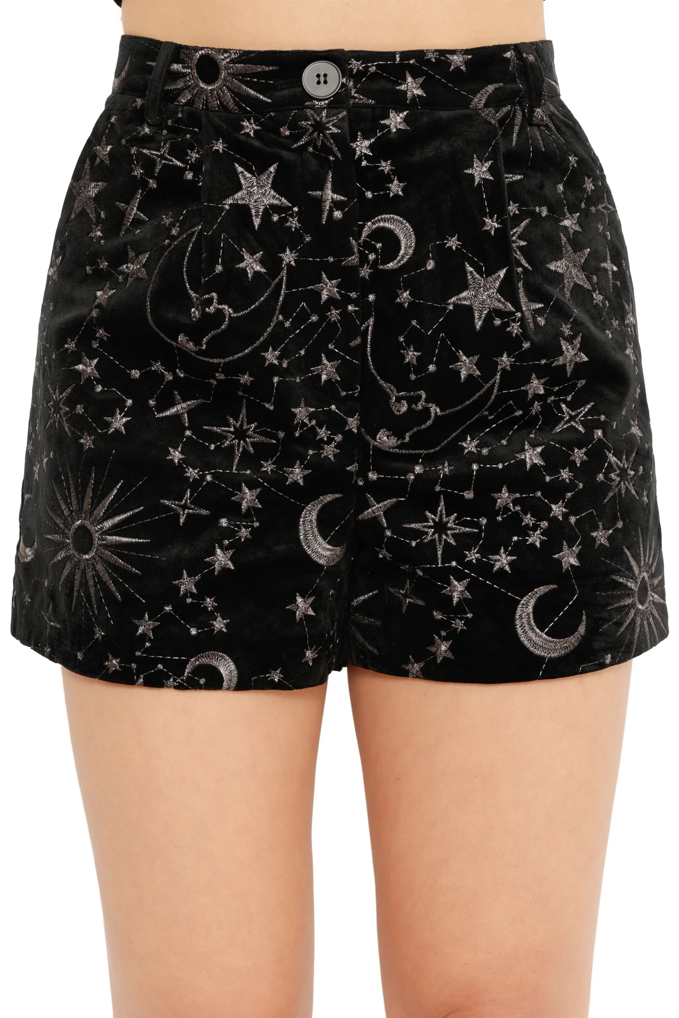 Black Starburst Shorts - Image 2