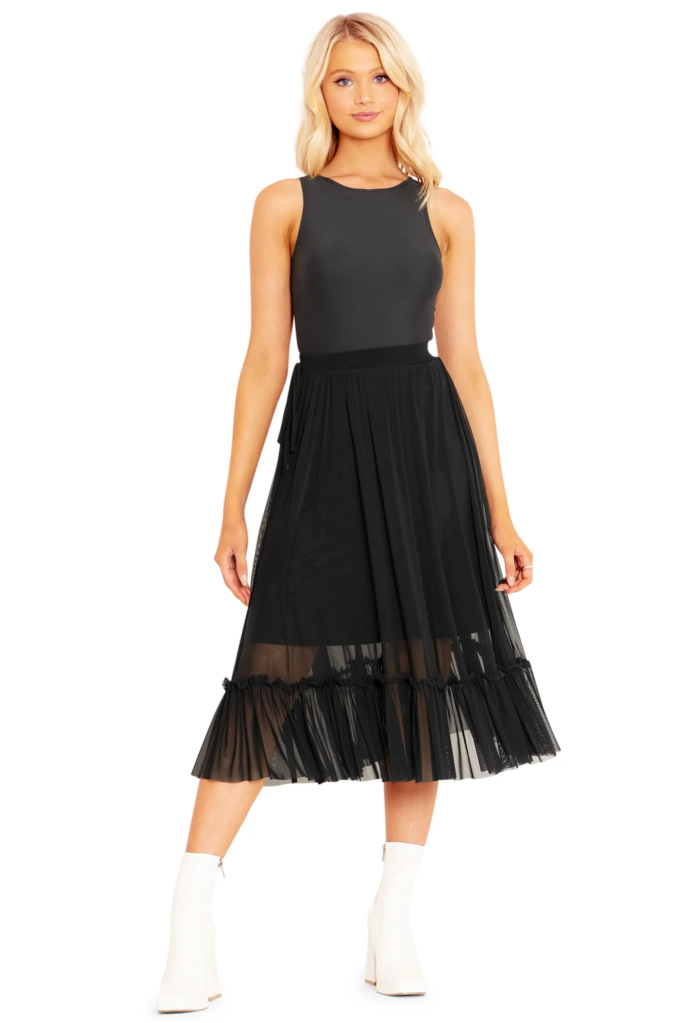 Black Tea Party Skirt
