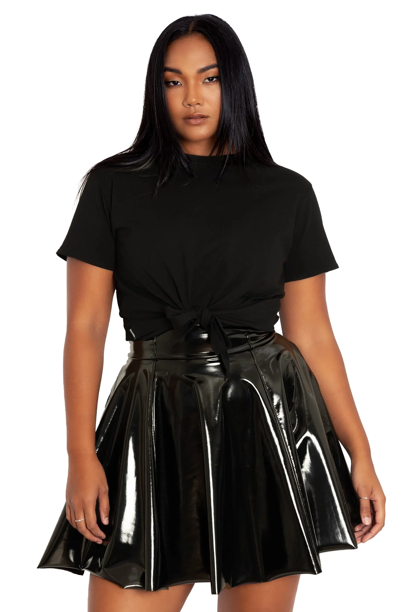 Black Tie Front Tee - Image 7