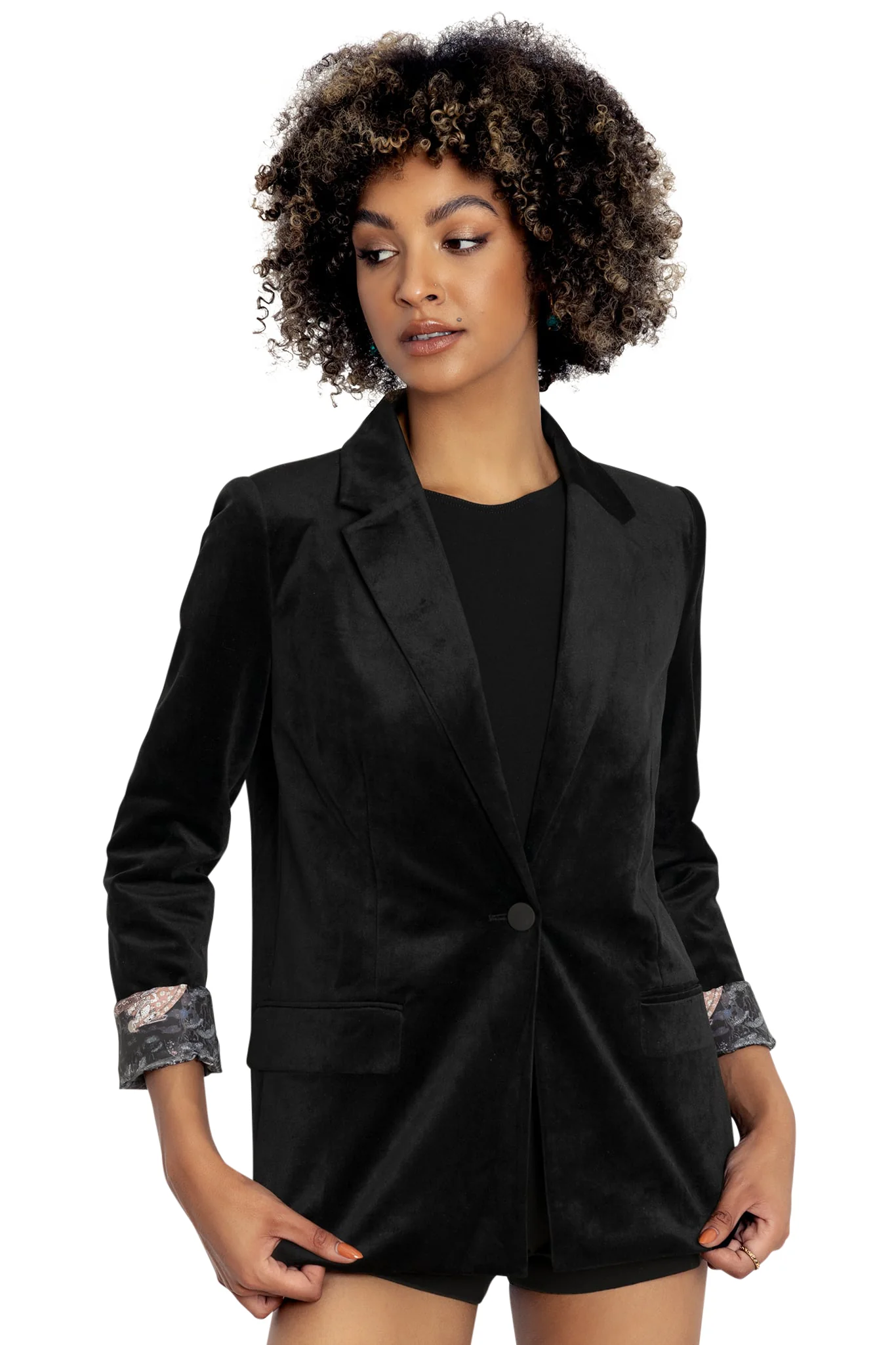 Black Velvet Nielsen's Fairy Tales Blazer