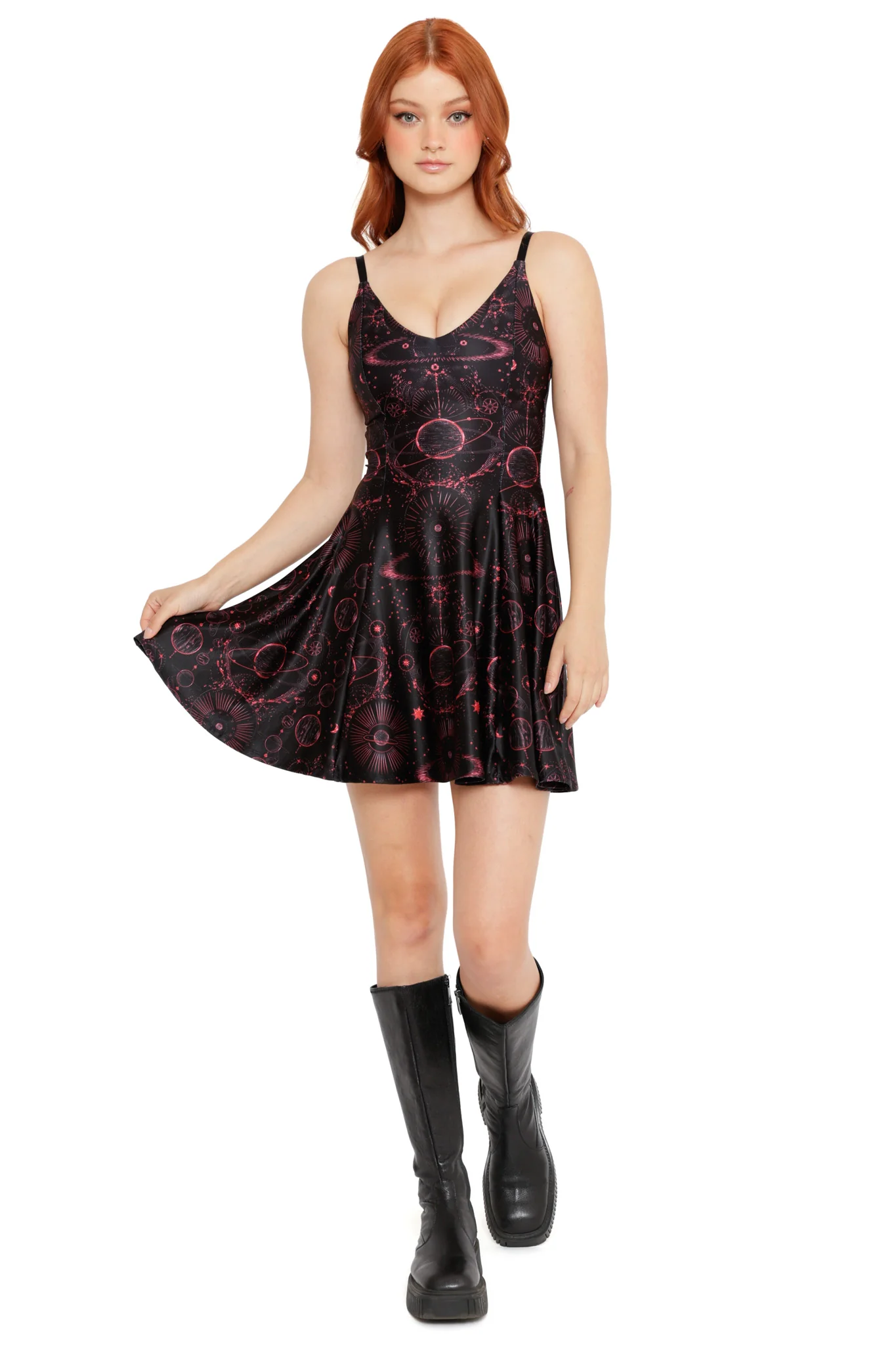 Blood Moon Mini Strappy Dress - Image 2