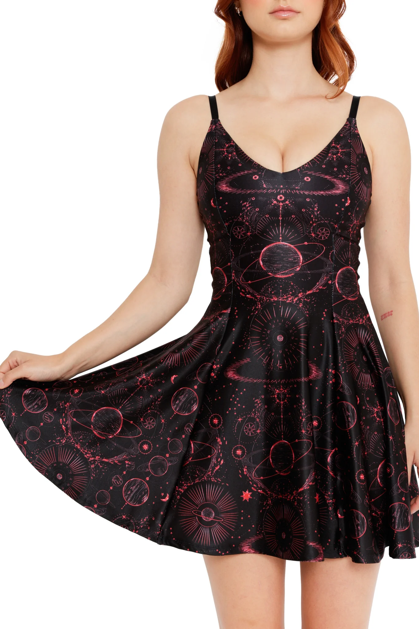 Blood Moon Mini Strappy Dress - Image 3