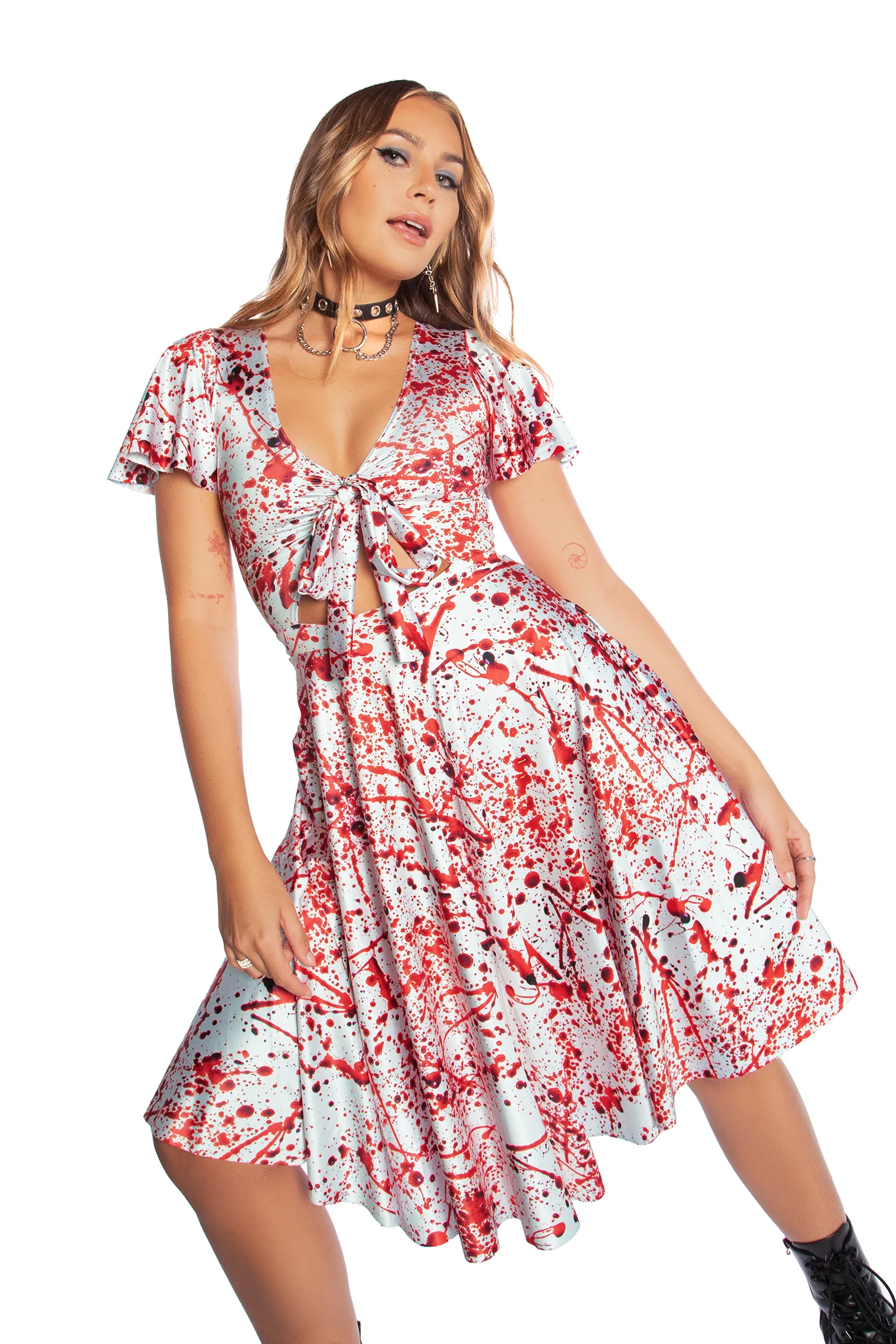 Blood Splatter Rio Midi Dress - Image 9