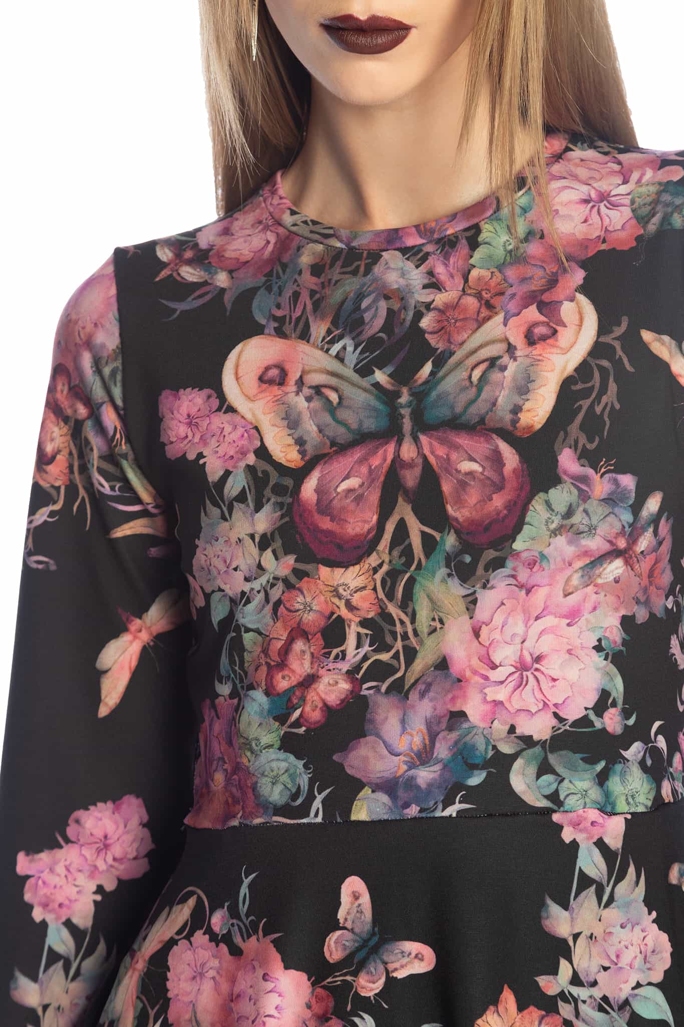 Bombyx Mori Bell Sleeve Dress - Image 2