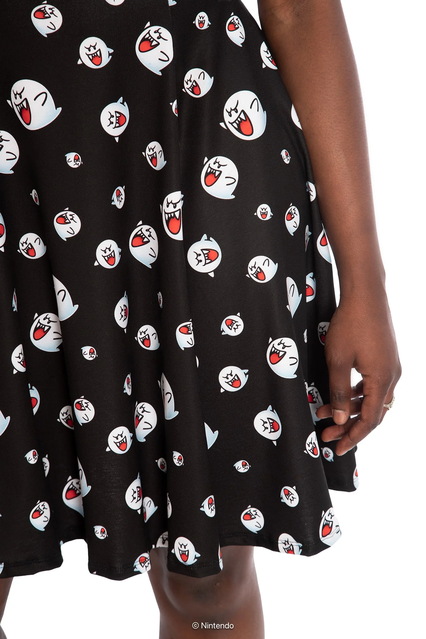 Boo Longline Evil Tee Dress - Image 4
