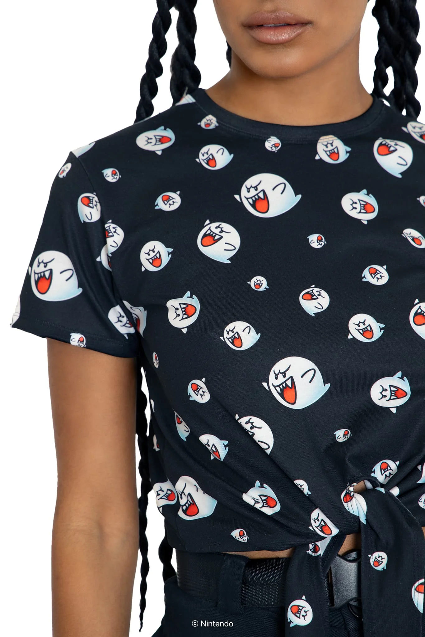 Boo Tie Front Tee - Image 3