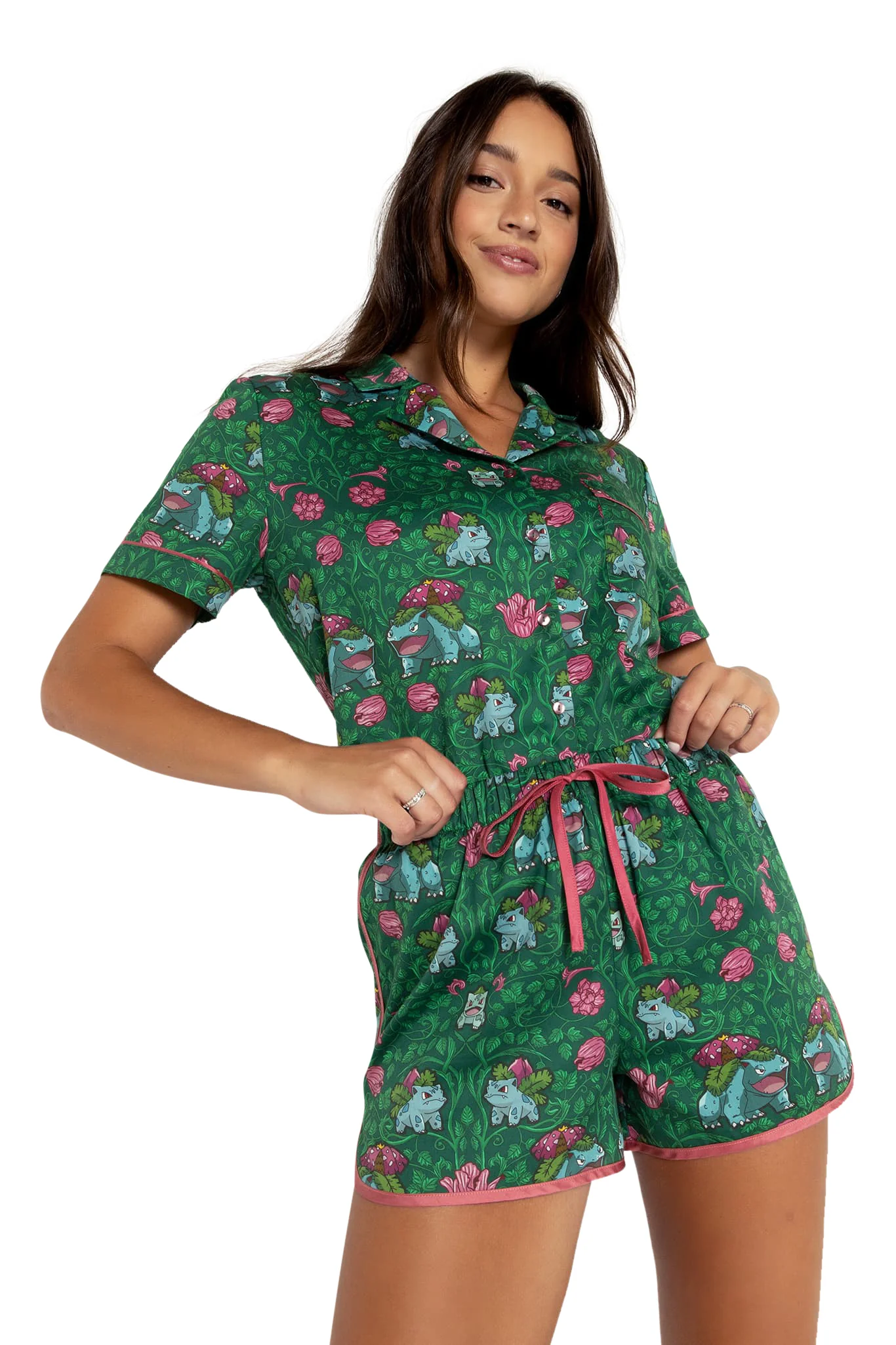 Bulbasaur Evolution Soft Sleep Shorts - Image 6