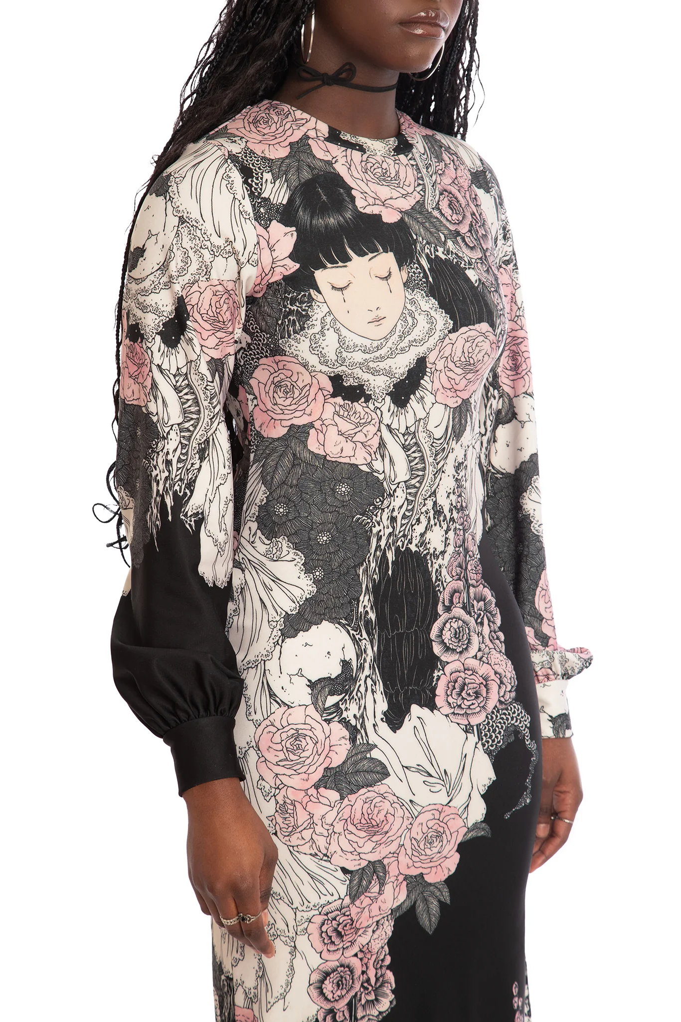 Burial Games Bishop Midaxi Dress - Image 3