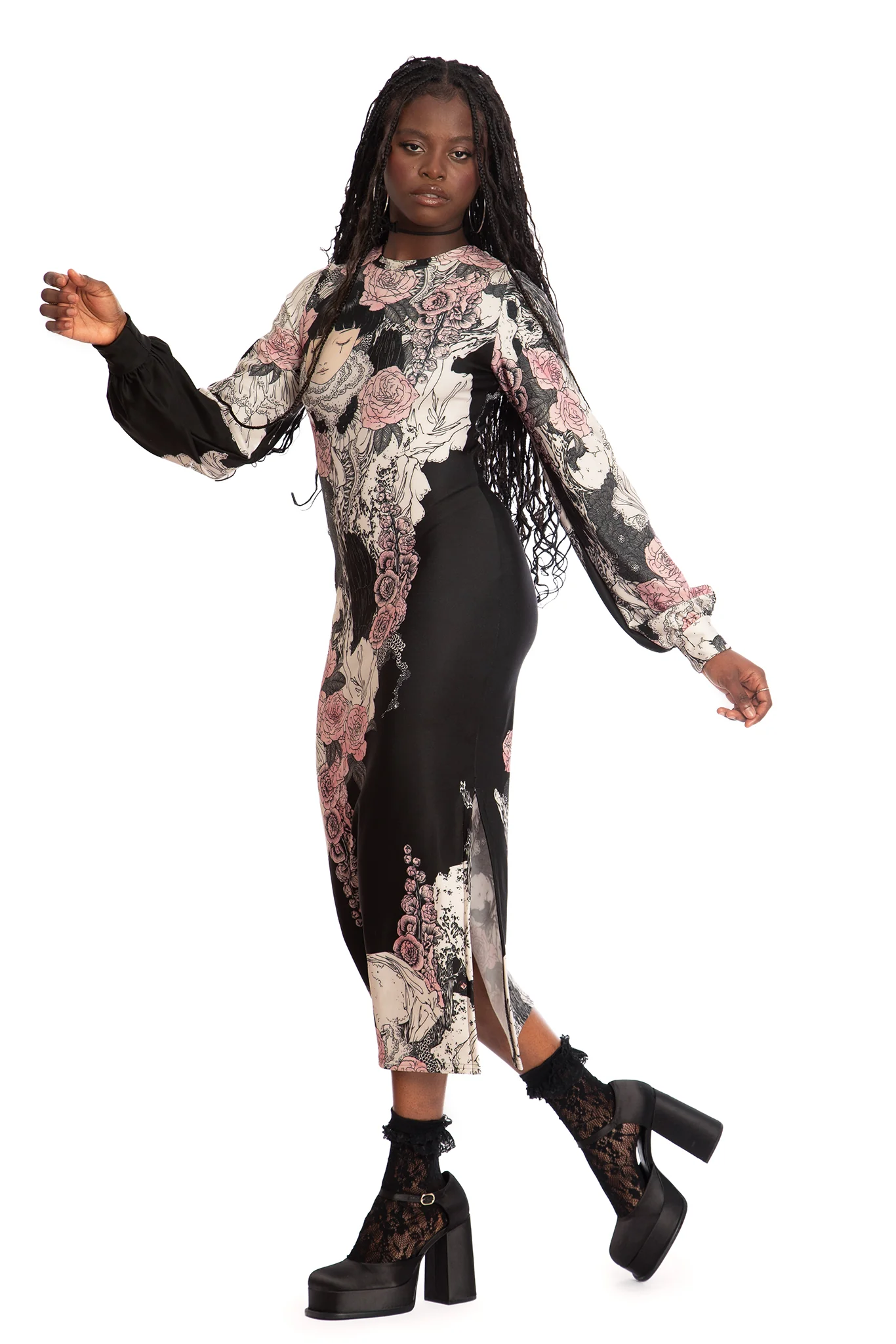 Burial Games Bishop Midaxi Dress - Image 4