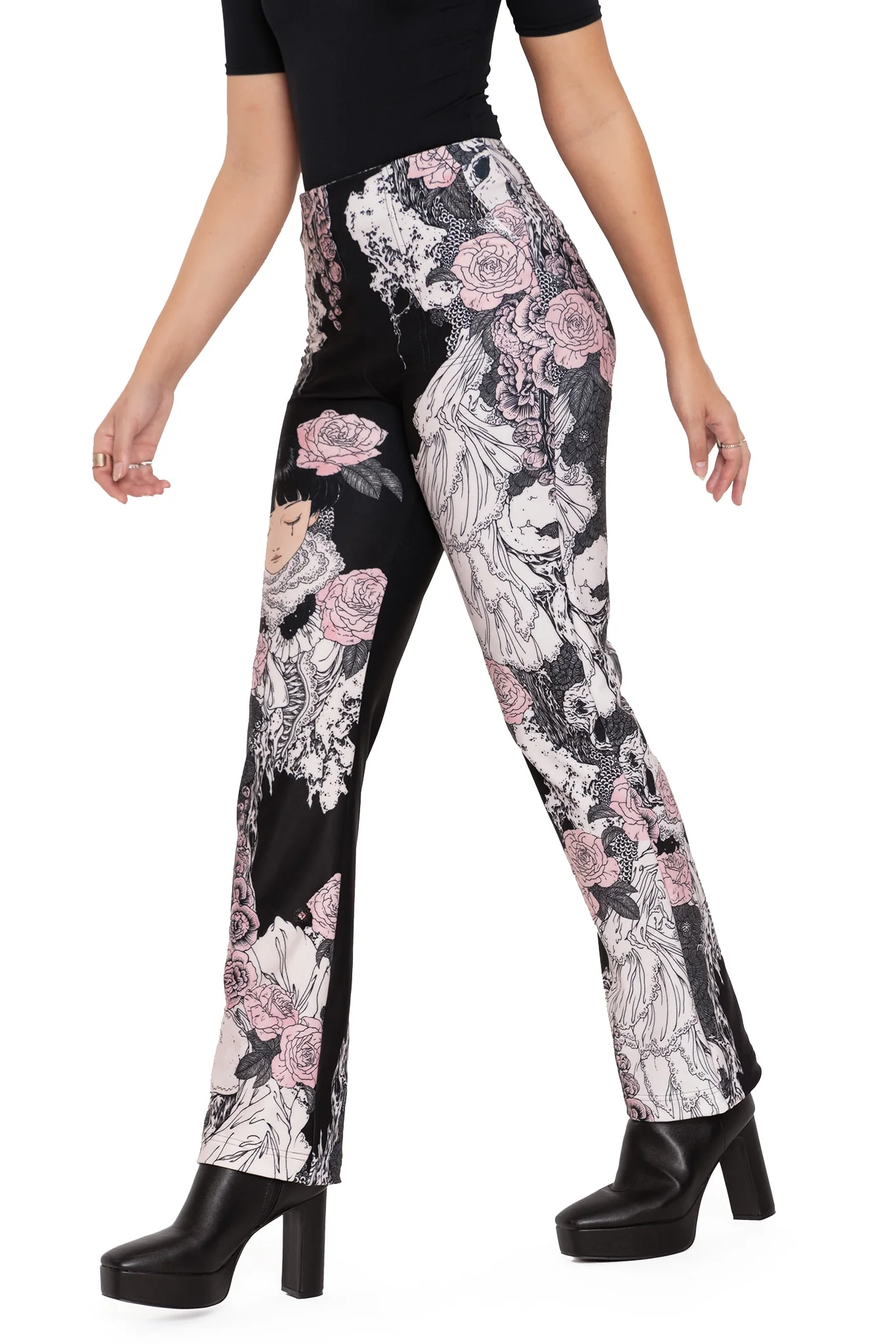 Burial Games High Waisted Straight Leg Pants - Image 5