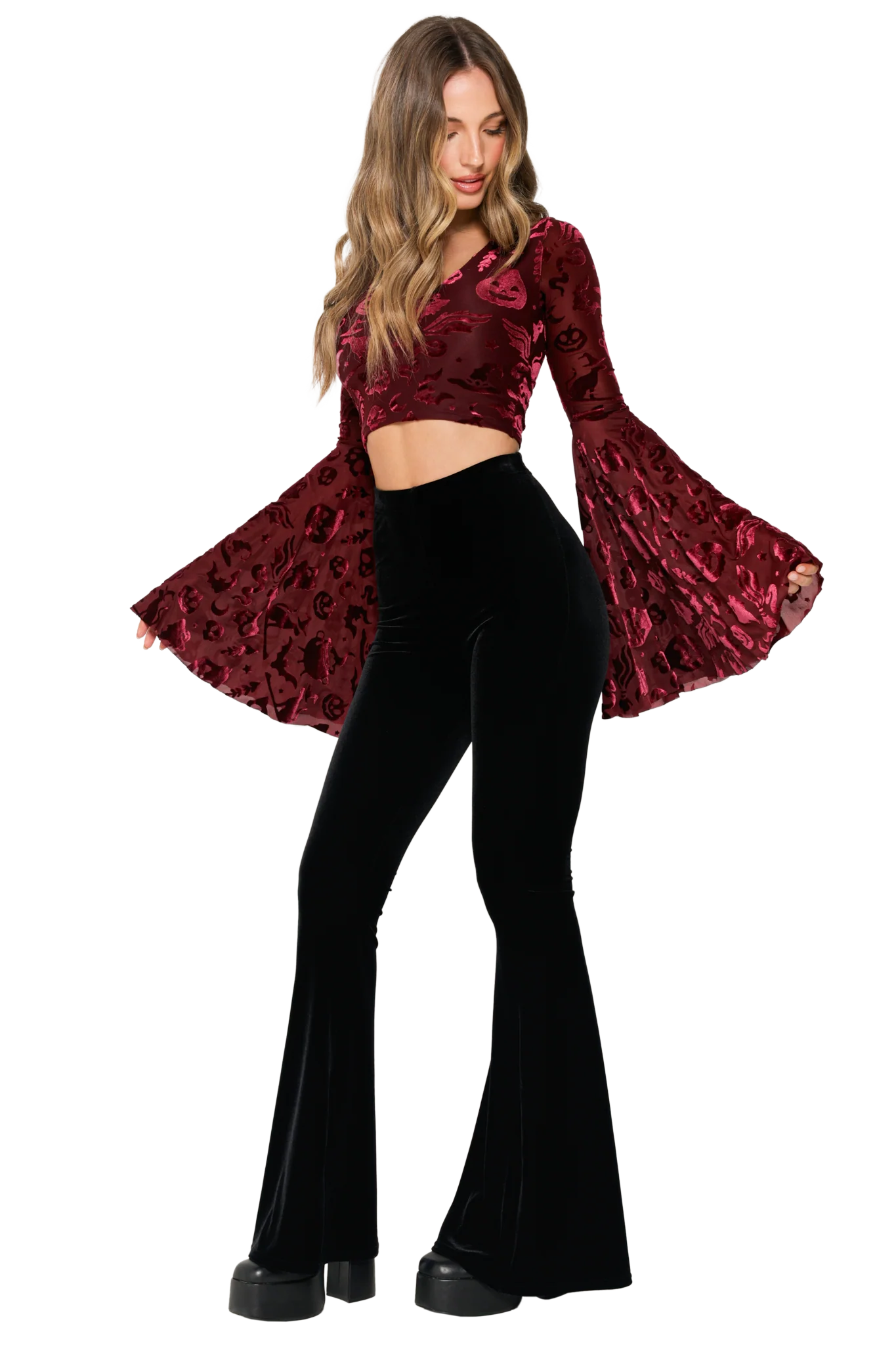 Burned Velvet Witch Spectre Top - Image 2