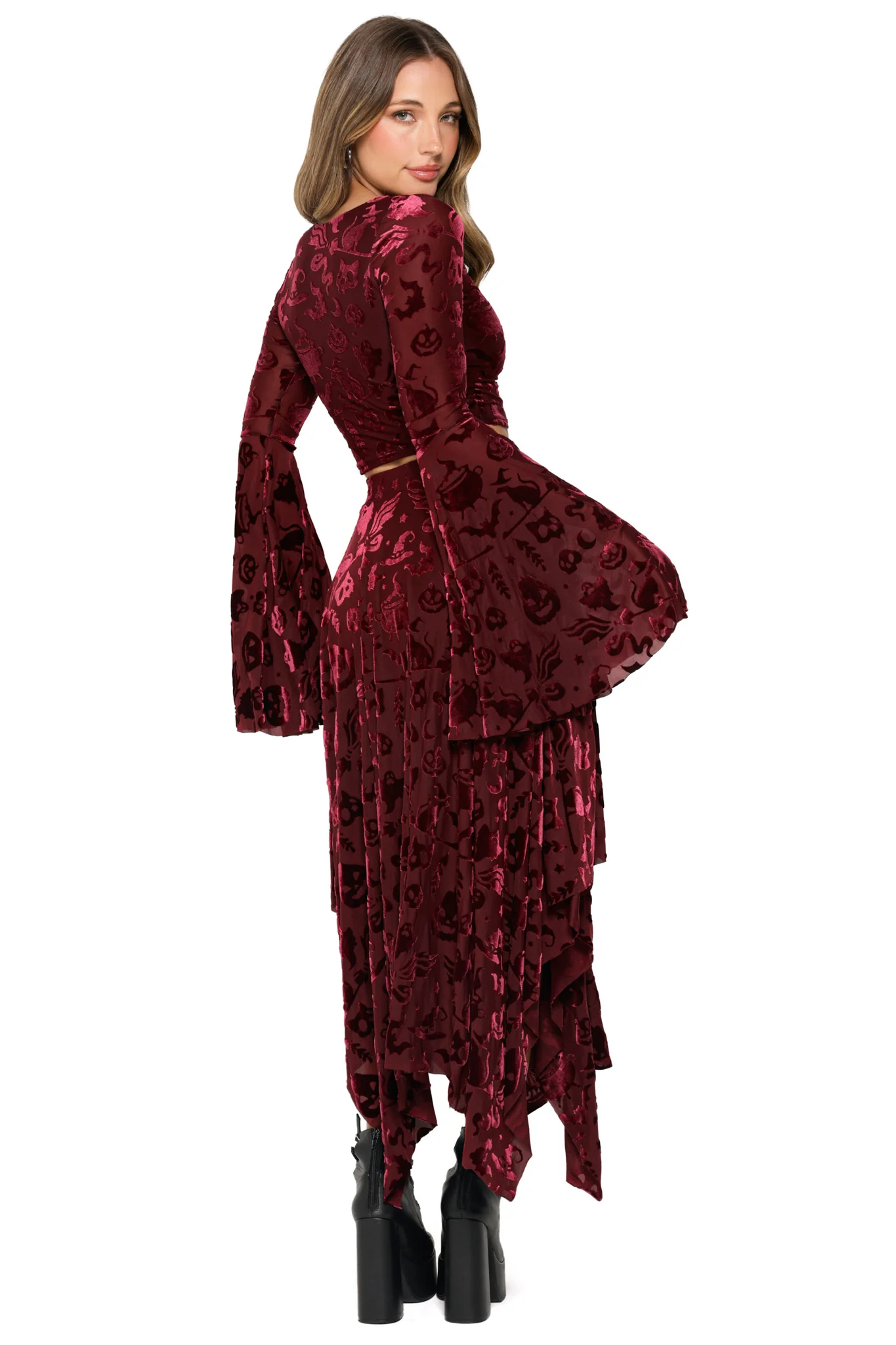 Burned Velvet Witch Spectre Top - Image 3