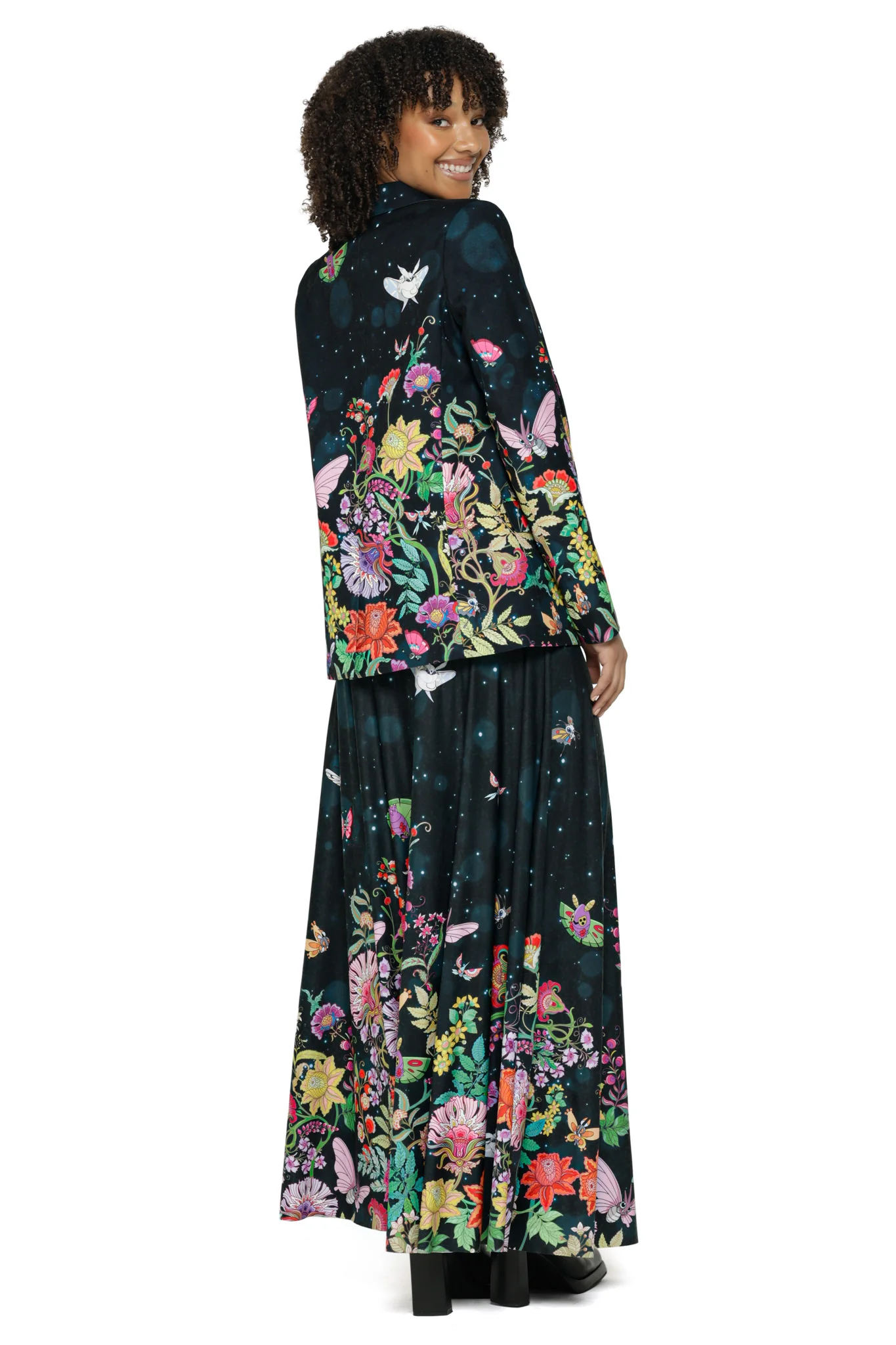 Butterfly Garden Maxi Skirt - Image 4