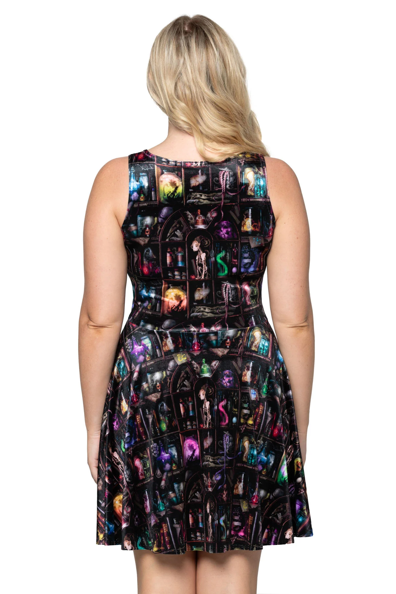 Cabinet of Curiosity Velvet Princess Skater Dress - Image 4