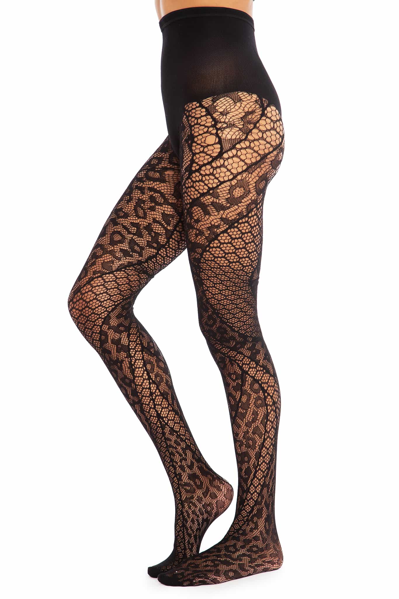 Caged Leopard Hosiery - Image 2
