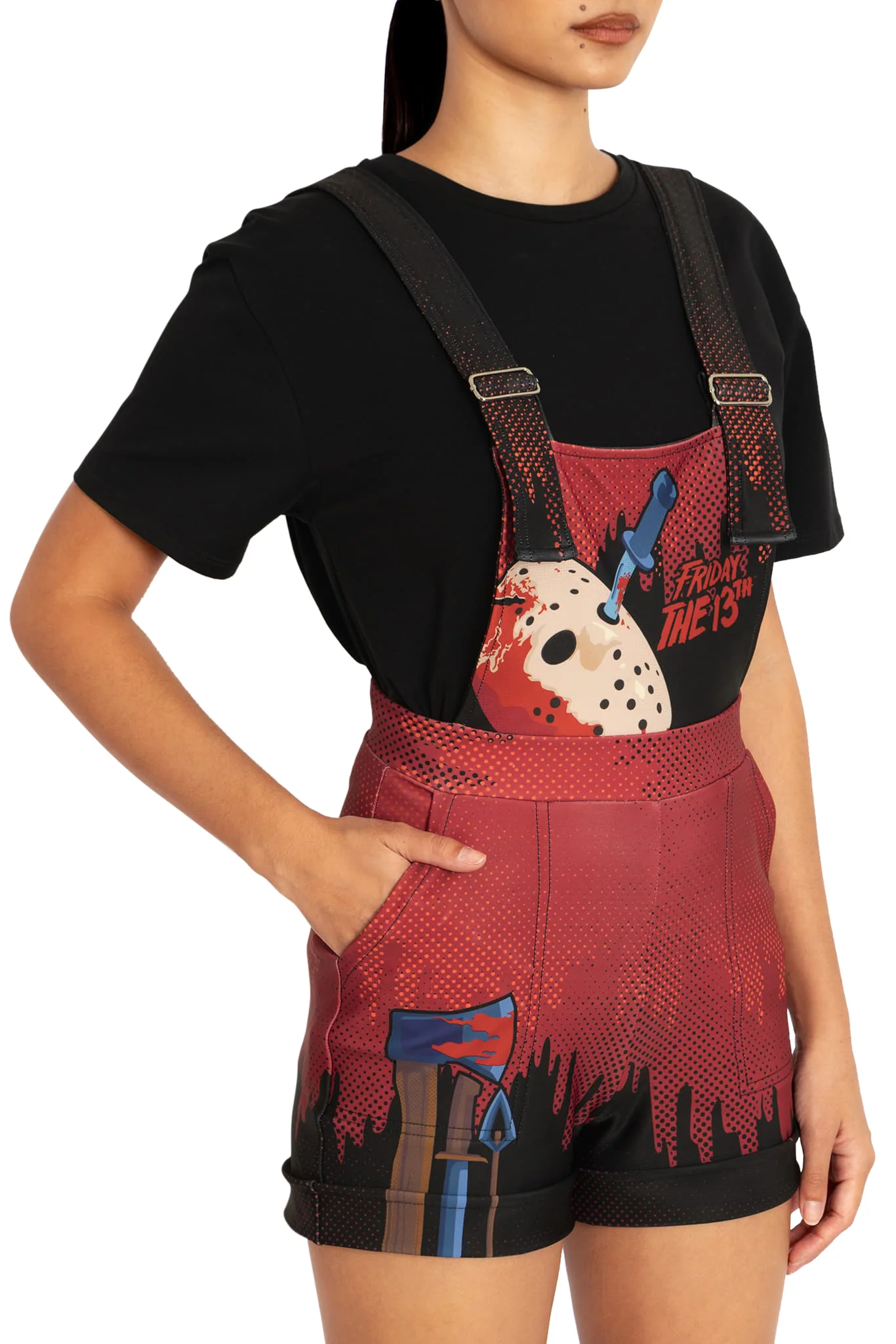 Camp Blood Short Overalls - Image 4