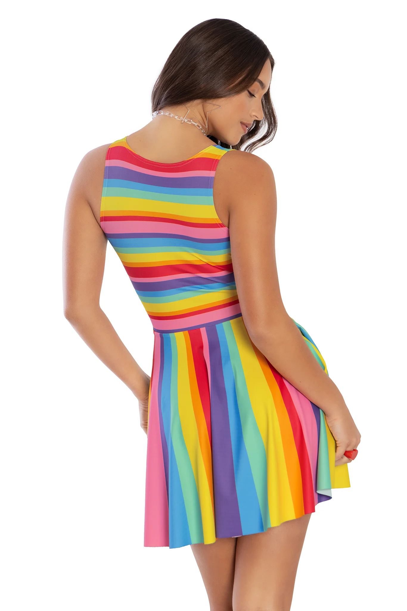 Candy Stripe Marilyn Dress - Image 2